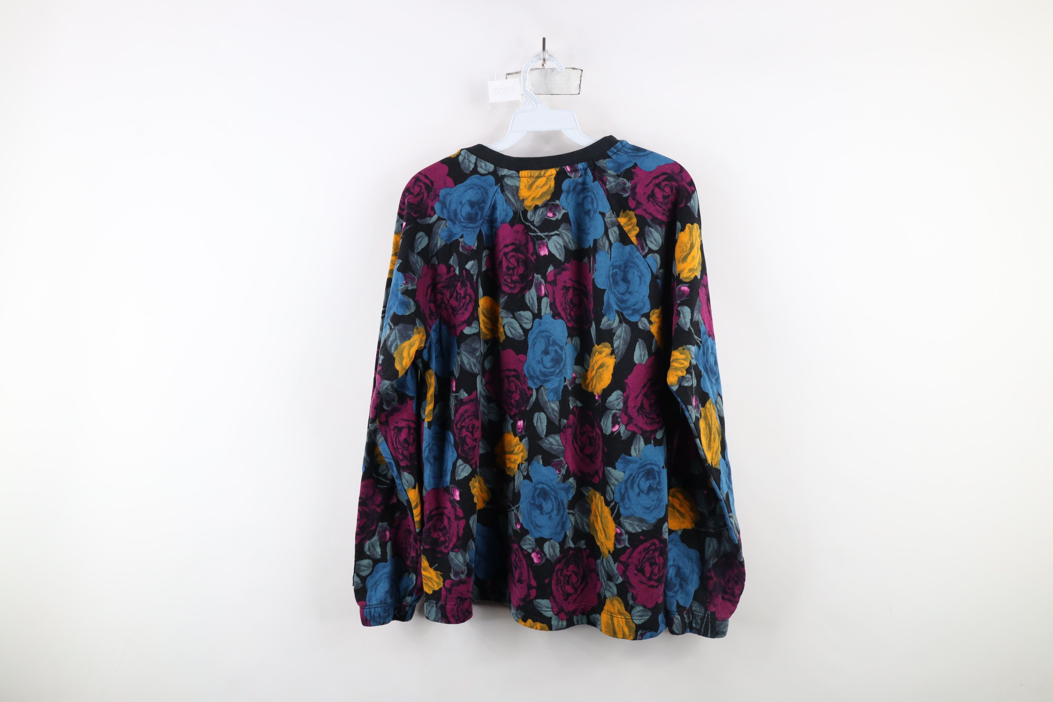 Nike × Vintage Vintage Y2K Nike Flower Floral All Over Print Sweatshirt Size L / US 10 / IT 46 - 9 Thumbnail