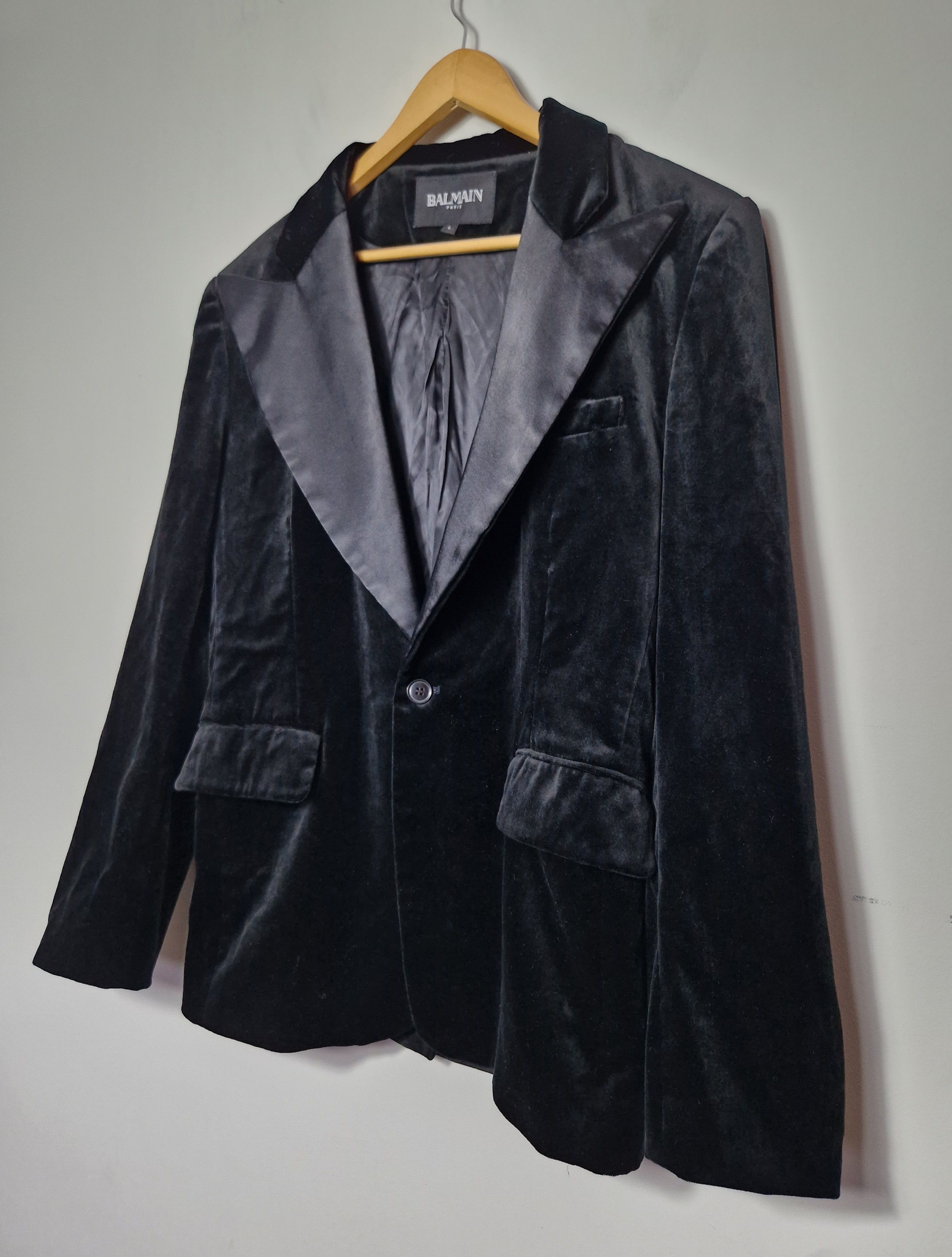 Balmain Balmain velvet blazer Size US L / EU 52-54 / 3 - 2 Thumbnail