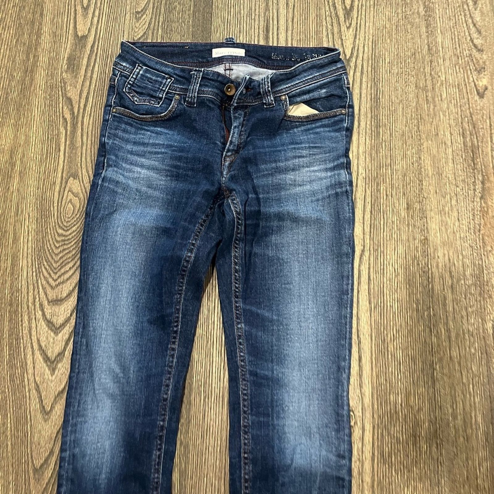 Vintage Marc O'Polo Straight Jeans Slim Fit Pockets Casual Denim 4 Size 27" / US 4 / IT 40 - 3 Thumbnail