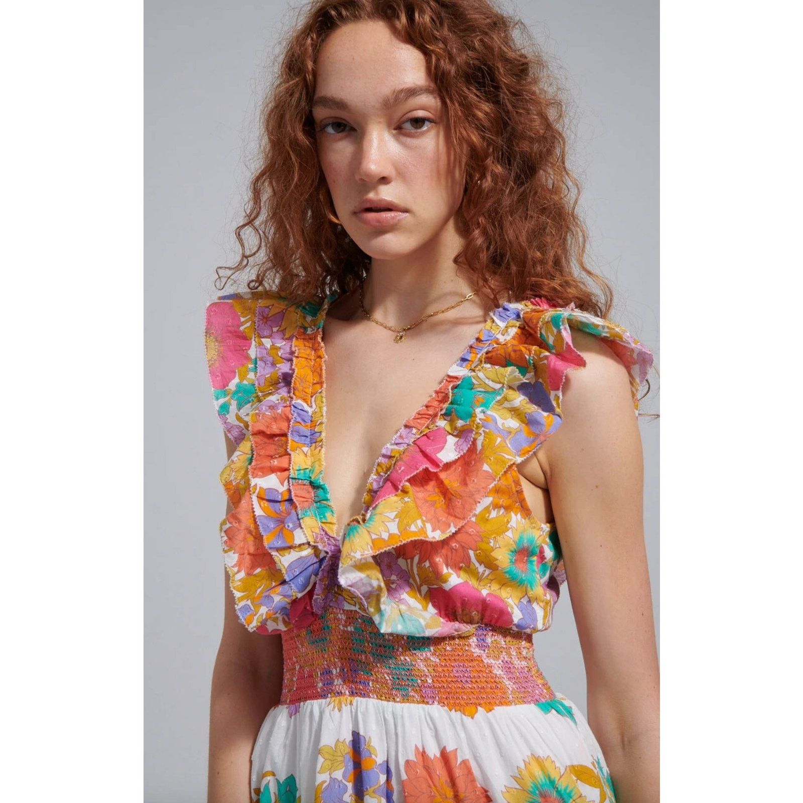 Anthropologie Anthropologie Love The Label Minnie Azalea Midi Dress XS Size XS / US 0-2 / IT 36-38 - 3 Thumbnail