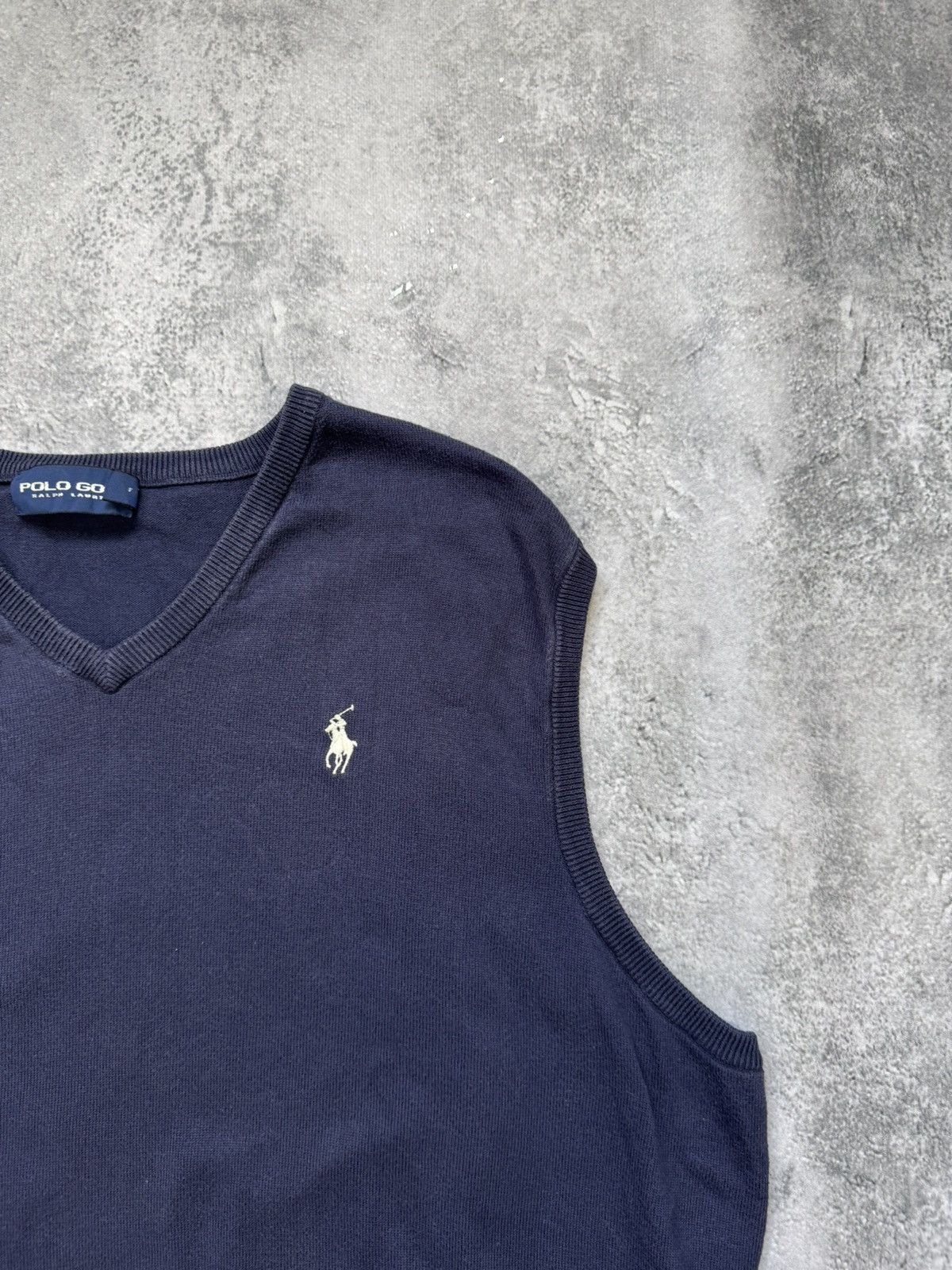 Polo Ralph Lauren × Vintage Vintage Polo Golf Sweater Vest Ralph Lauren Cotton 90s 2X Size US XXL / EU 58 / 5 - 3 Thumbnail