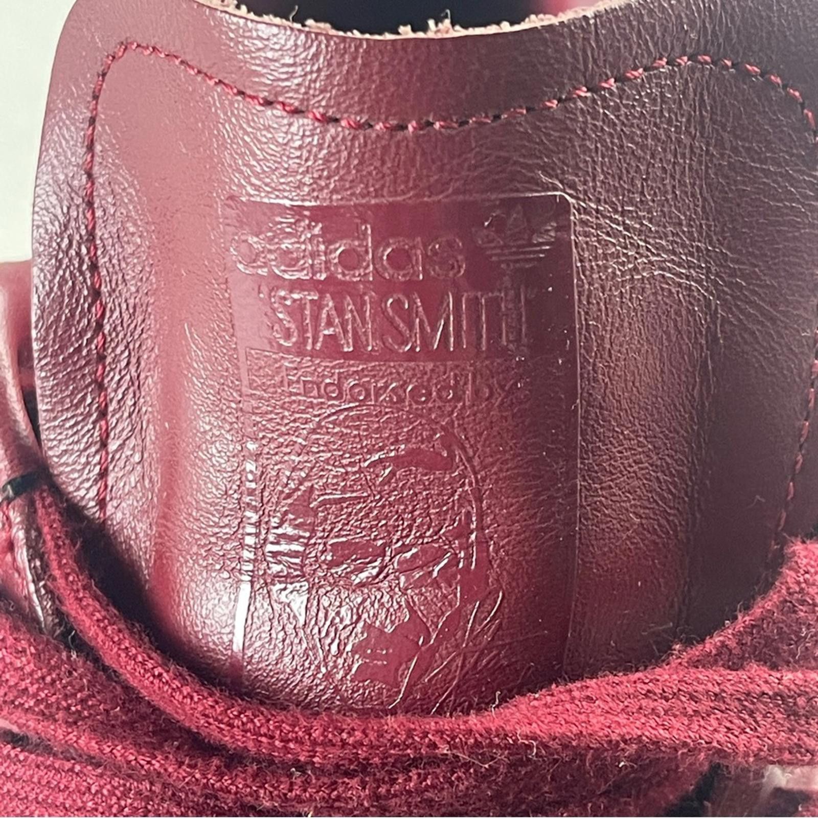 Adidas Adidas Stan Smith Men's Deep Red Sneakers in size 9.5 Size US 9.5 / EU 42-43 - 7 Thumbnail