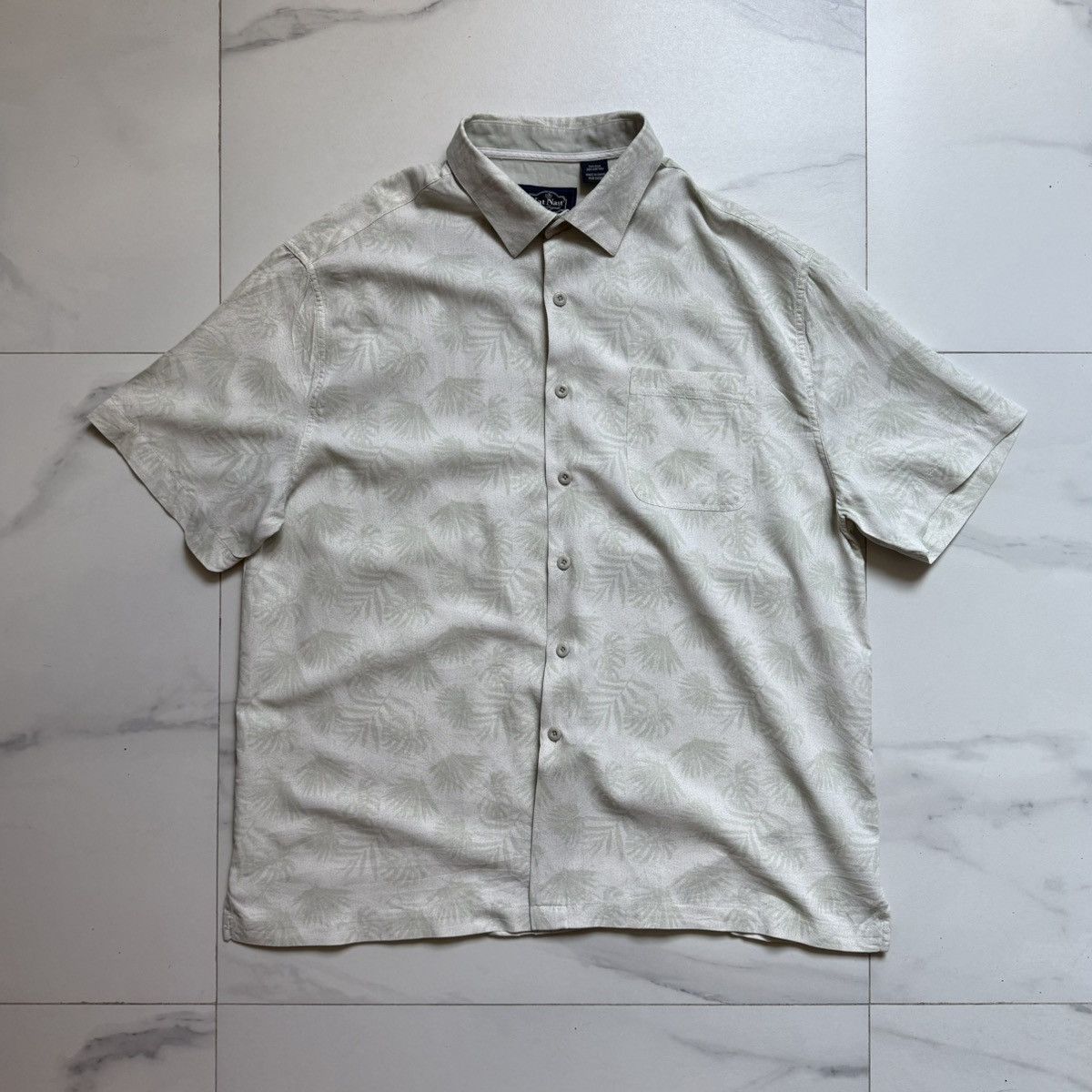 Nat Nast Vintage Y2K Nat Nast Green Palms Shirt Size US L / EU 52-54 / 3 - 2 Thumbnail