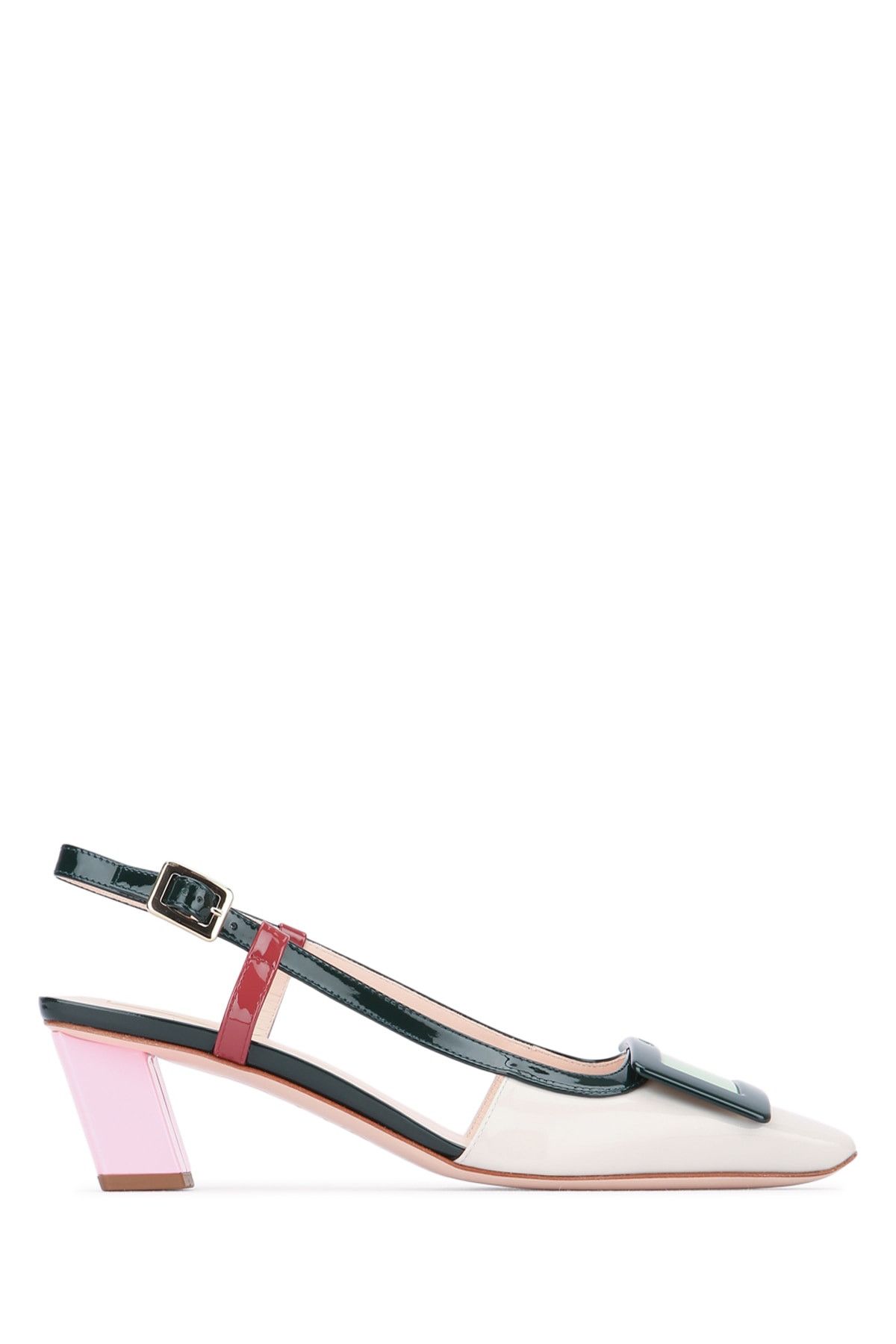 Roger Vivier Bv Lacquered Buc Sling Back Dec 45 Size US 6 / IT 36 - 1 Thumbnail