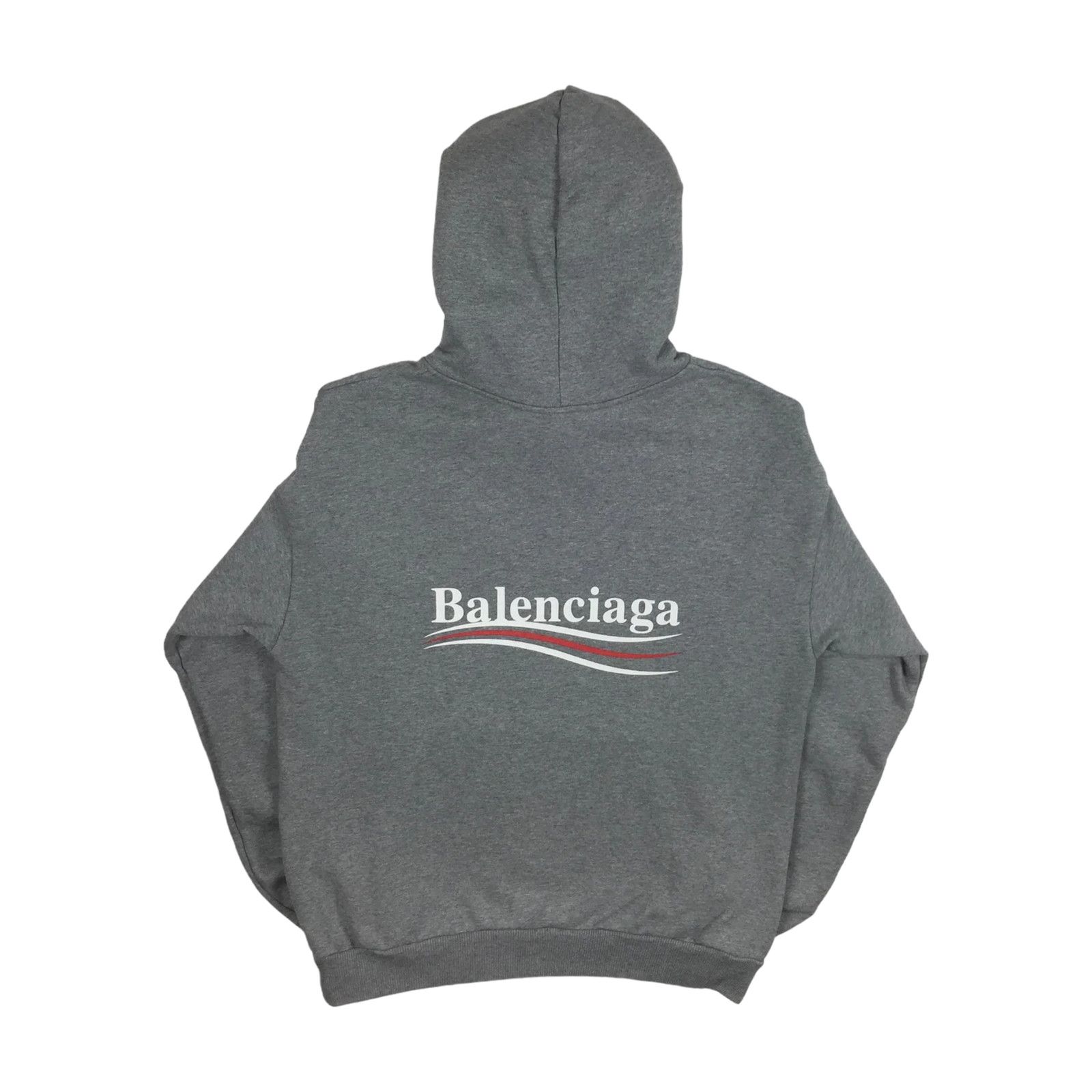 Balenciaga Balenciaga Grey Political Campaign Hoodie Size US XS / EU 42 / 0 - 2 Thumbnail