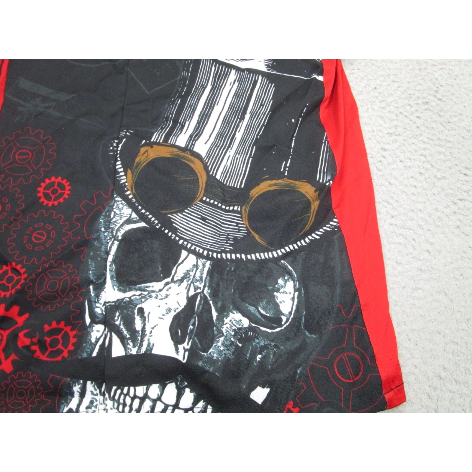 JW Anderson Pro Things Button-Up Shirt Men's Regular M Black Red USA Casual Size US M / EU 48-50 / 2 - 4 Thumbnail