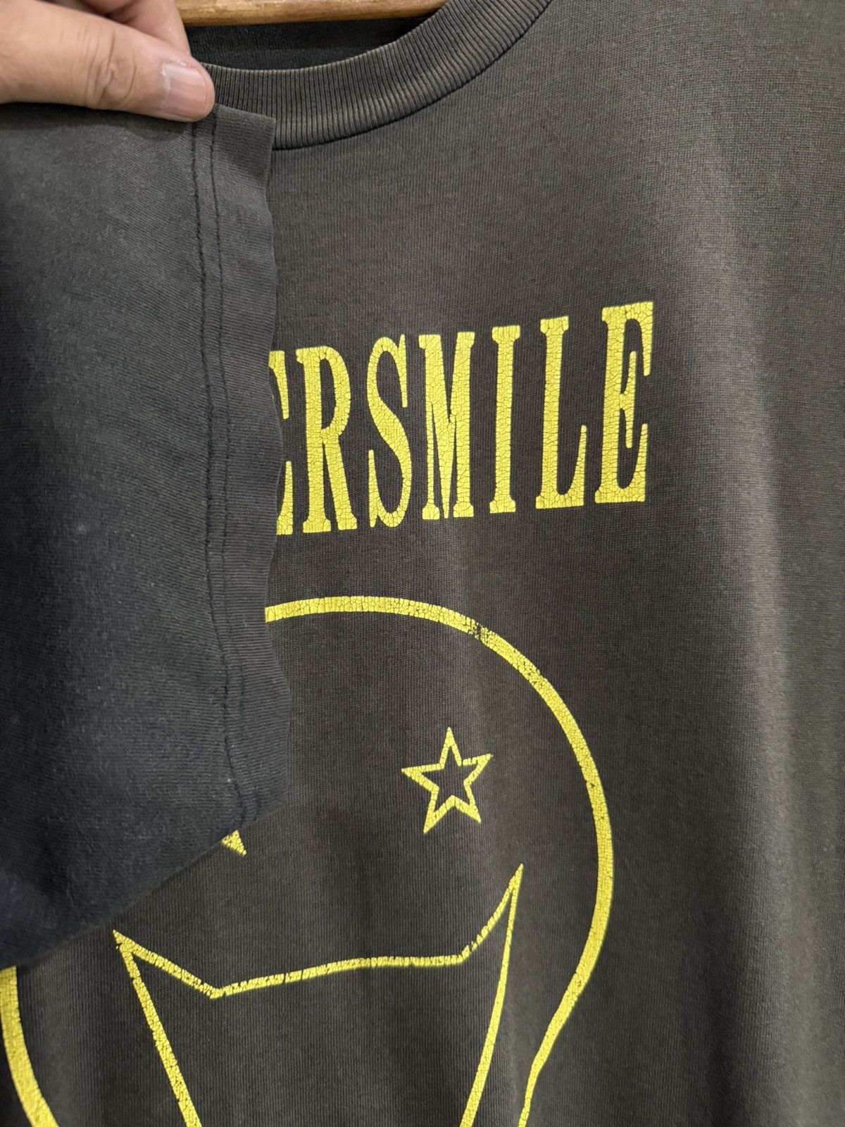 Anime × Japanese Brand × Vintage Thrashed Vintage Monster Killer Smile Sun Faded Grunge Tee Size US XL / EU 56 / 4 - 7 Thumbnail