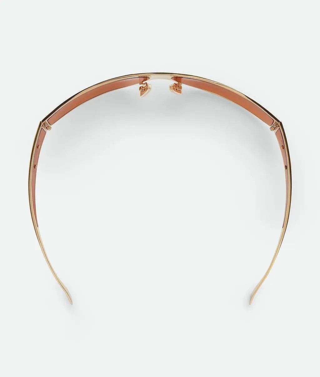Bottega Veneta o1n1vont0525 Size: OS / Bangle Wraparound Sunglasses in Gold Size ONE SIZE - 2 Thumbnail