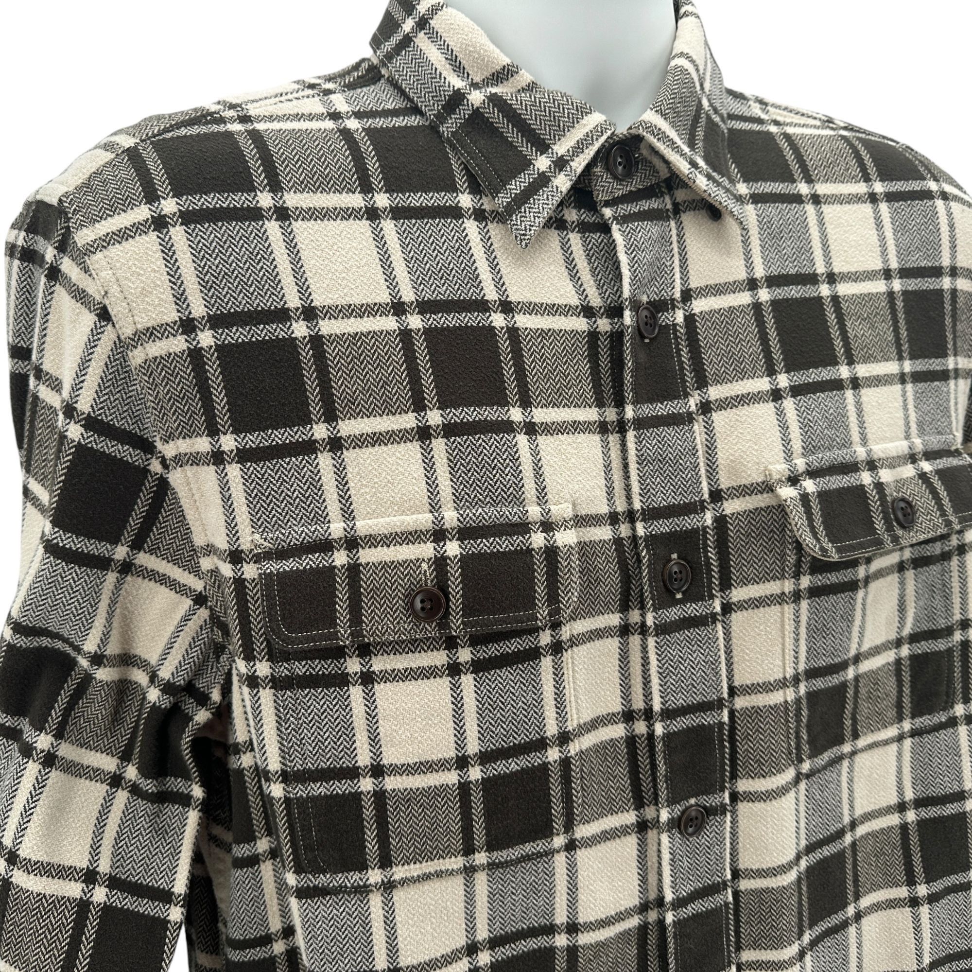 Banana Republic Banana Republic Mens Large Shirt Organic Cotton Flannel Size US L / EU 52-54 / 3 - 2 Thumbnail