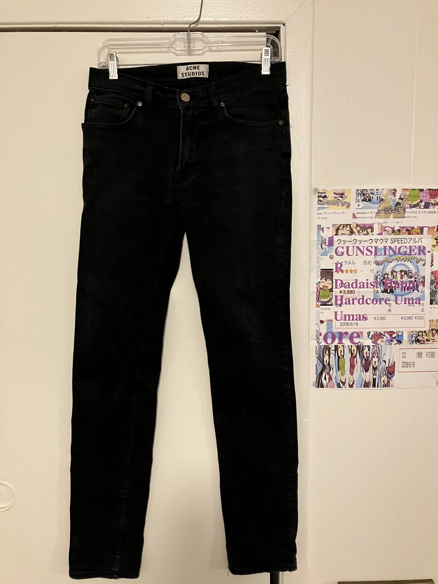 image of Acne Studios Ace Cash in Black, Men's (Size 30)