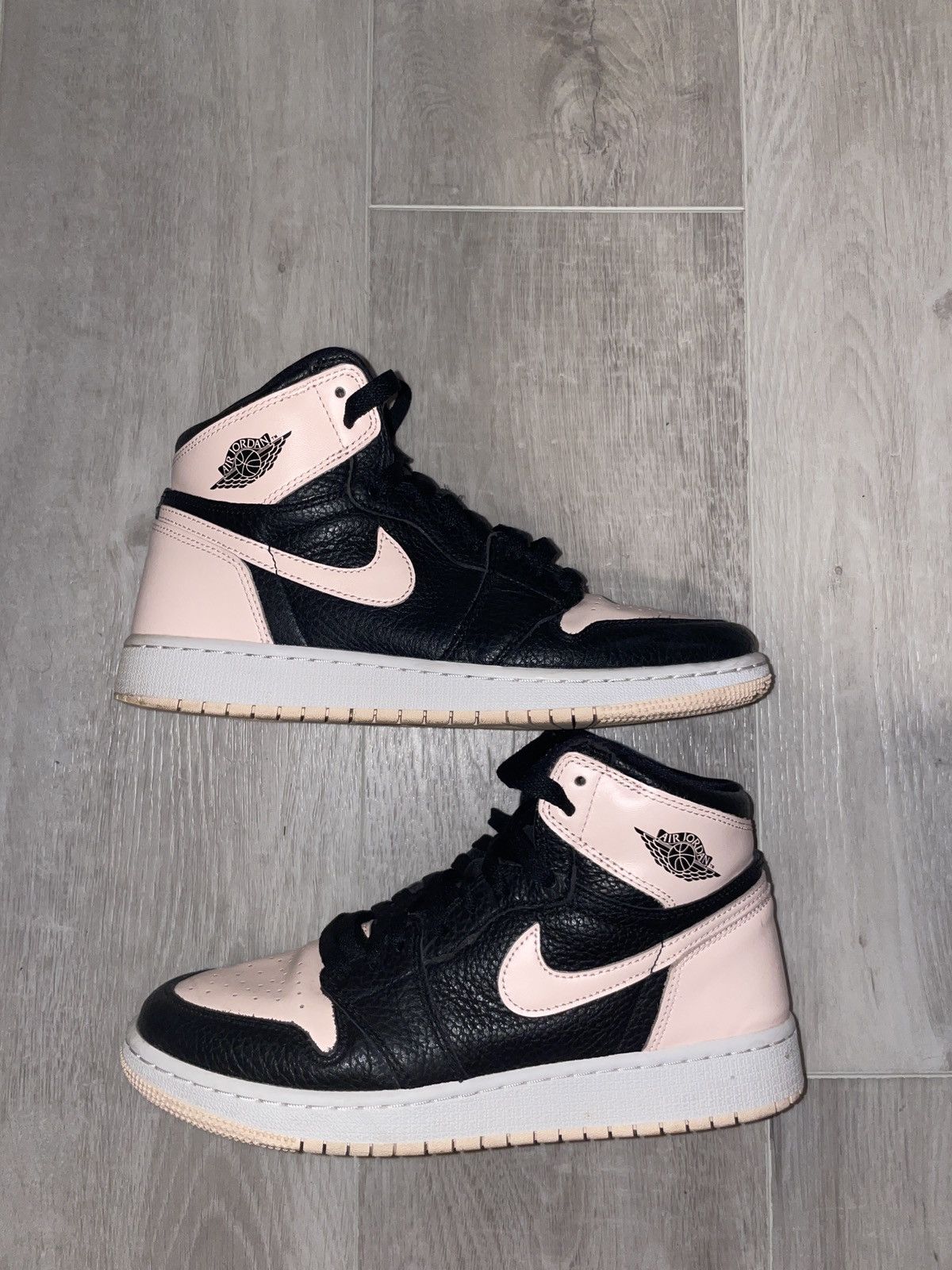 image of Jordan Brand 1 High Top Crimson Tint Shoes, Men's (Size 7)