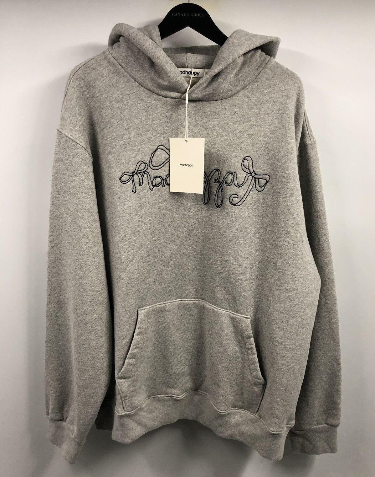 Madhappy Madhappy SS24 Bow Fleece Campus Grey Fleece Hoodie XL Size US XL / EU 56 / 4 - 10 Thumbnail