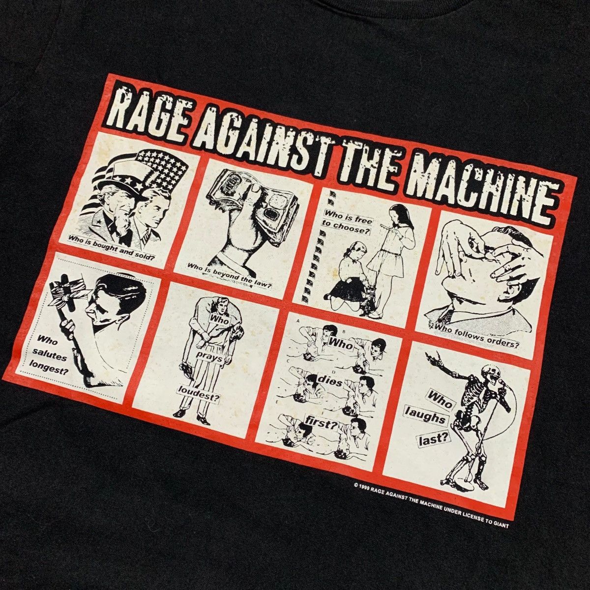 Rage Against The Machine × Vintage 1999 Rage Against The Machine Vintage Shirt Size US M / EU 48-50 / 2 - 3 Thumbnail