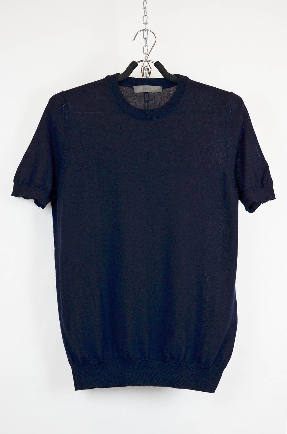 Bally Bally Men’s Wool Short Sleeve Sweater - M Size US M / EU 48-50 / 2 - 1 Thumbnail
