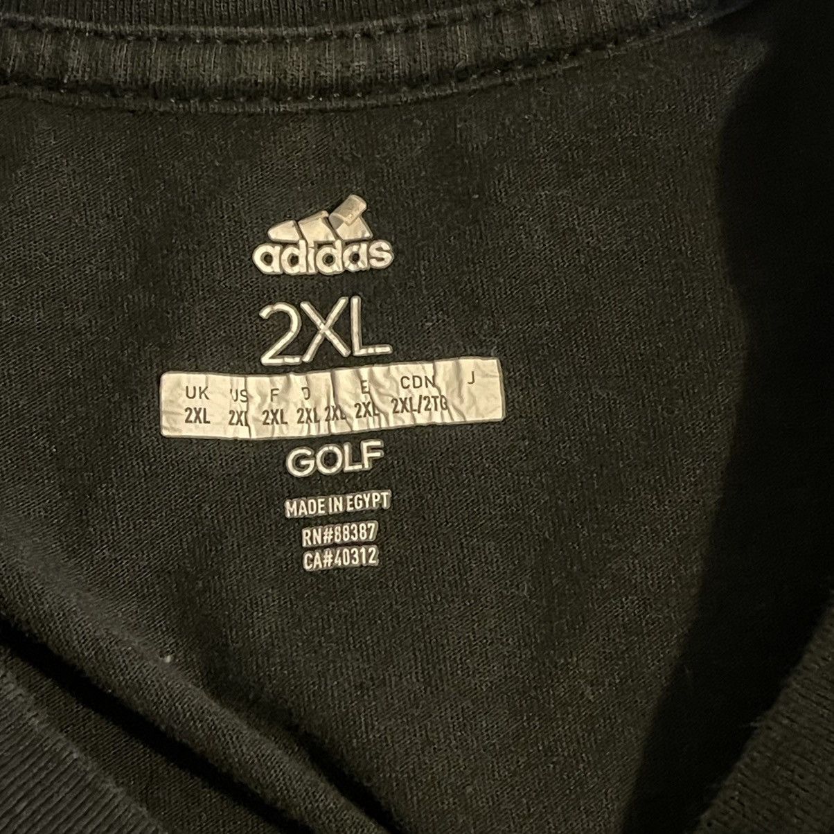 Adidas Adidas Golf Shirt Men 2XL Black Workout Streetwear Gym Tee Size US XXL / EU 58 / 5 - 3 Thumbnail