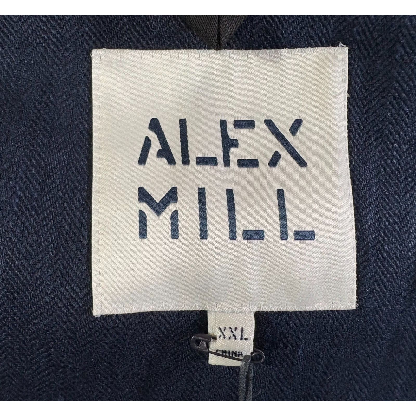 Alex Mill ALEX MILL Daniel Four Button Blazer In Linen Herringbone sz Size 48R - 2 Thumbnail