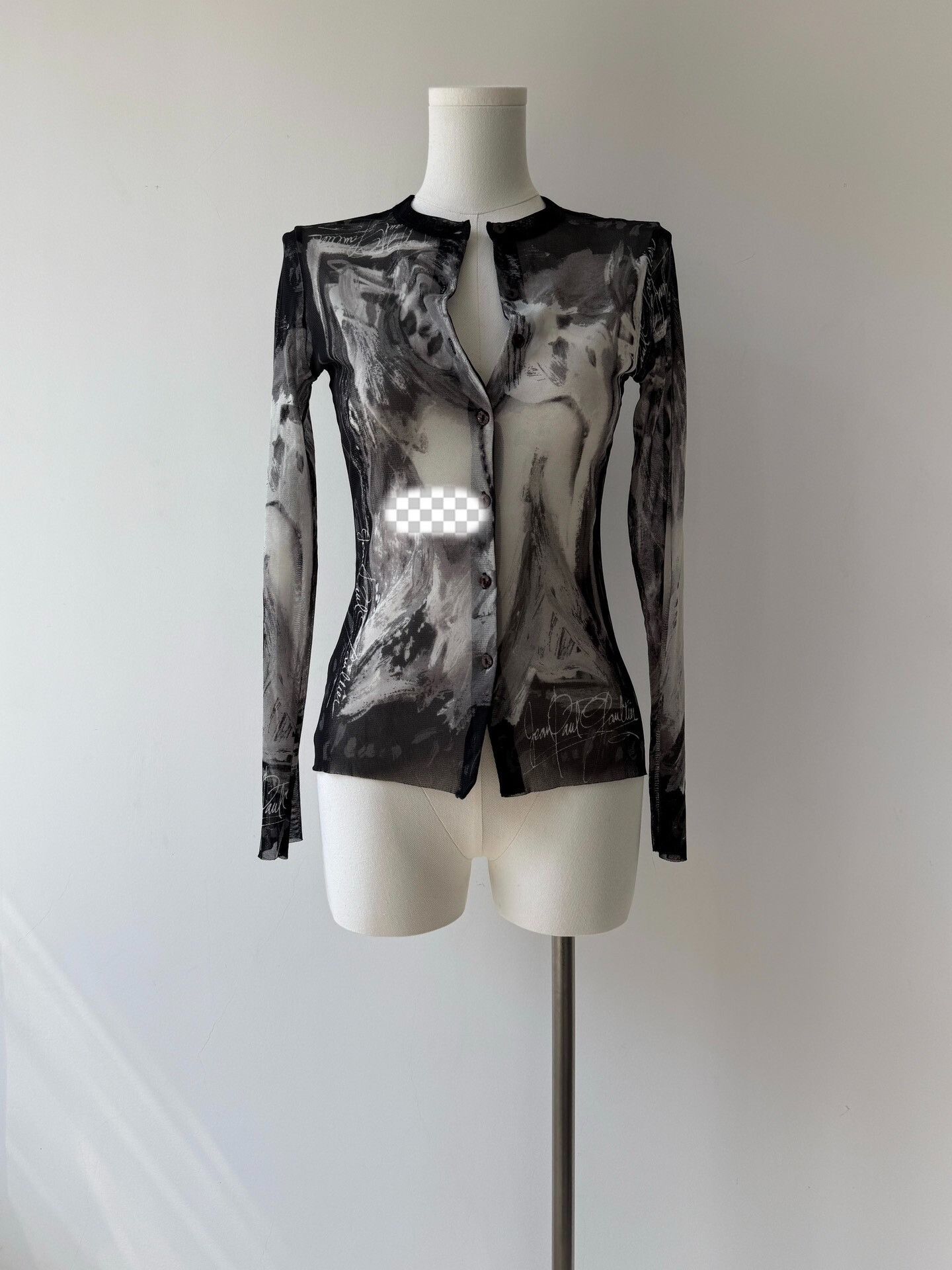 Jean Paul Gaultier Jean Paul Gaultier Mesh Sheer Cardigan Size M / US 6-8 / IT 42-44 - 1 Thumbnail
