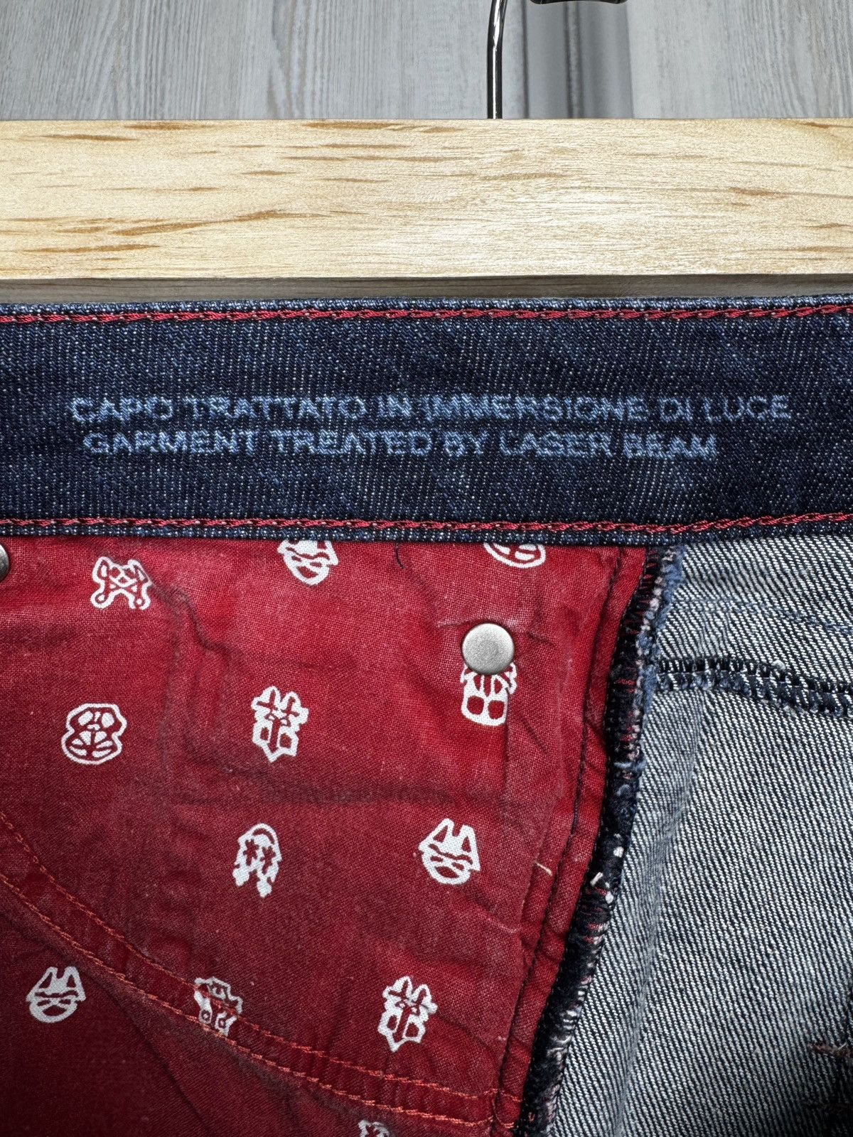 Marithe + Francois Girbaud Le Jean de Marithe Francois Girbaud New XBracket Laser Beam Size 31" - 16 Thumbnail