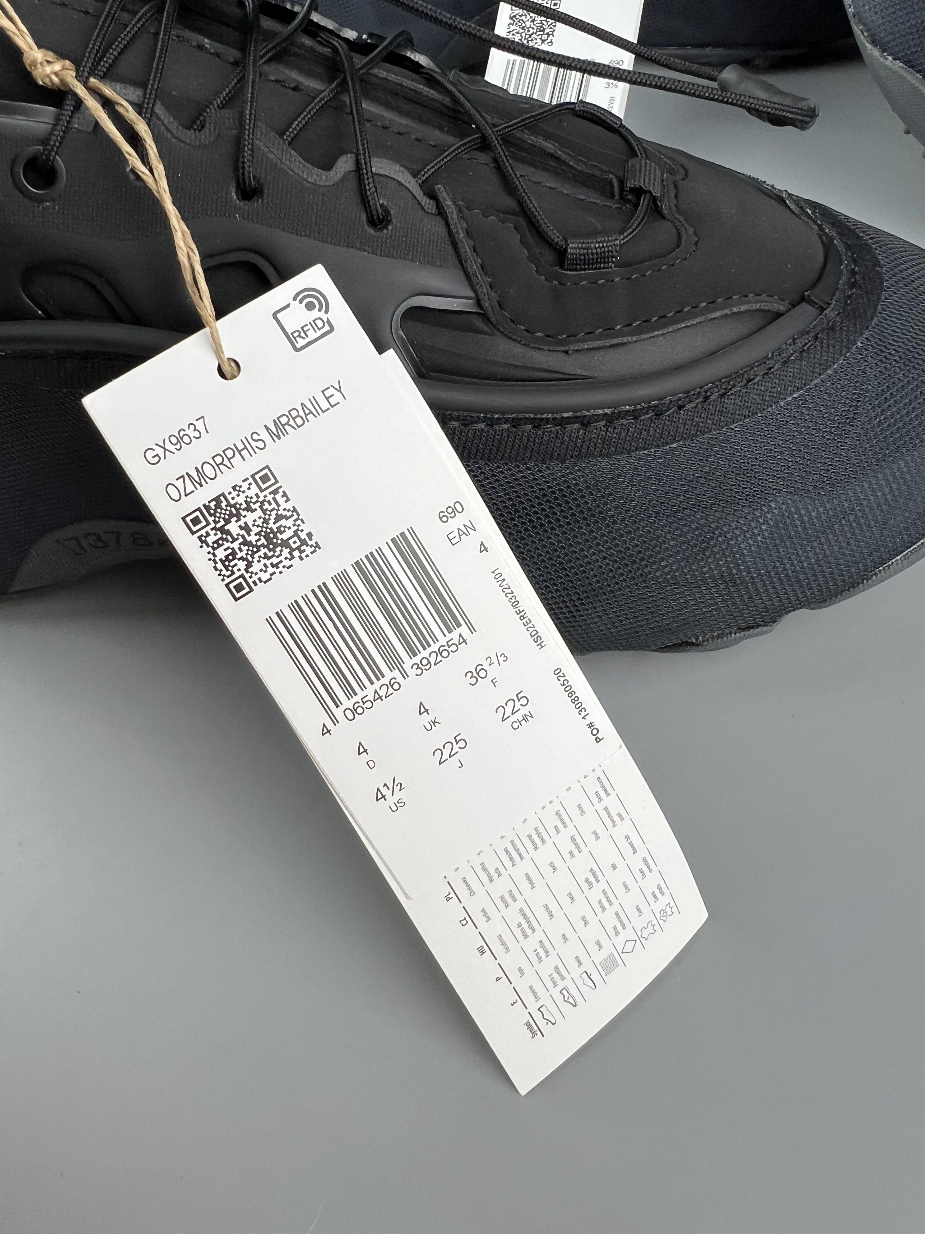 Adidas Adidas Ozmorphis x Mr Bailey Black Women's Sneakers Size US 4.5 / IT 34.5 - 6 Thumbnail