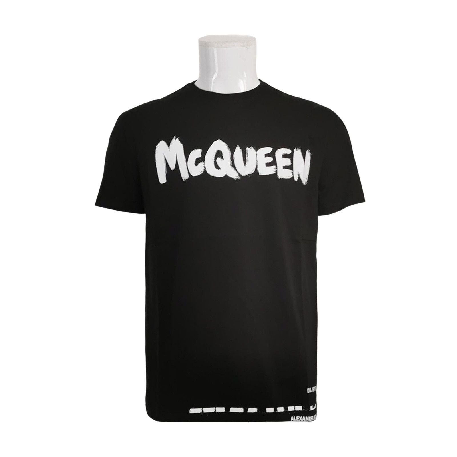 Alexander McQueen Alexander McQueen Brushstroke Logo T-Shirt US M Size US M / EU 48-50 / 2 - 1 Thumbnail