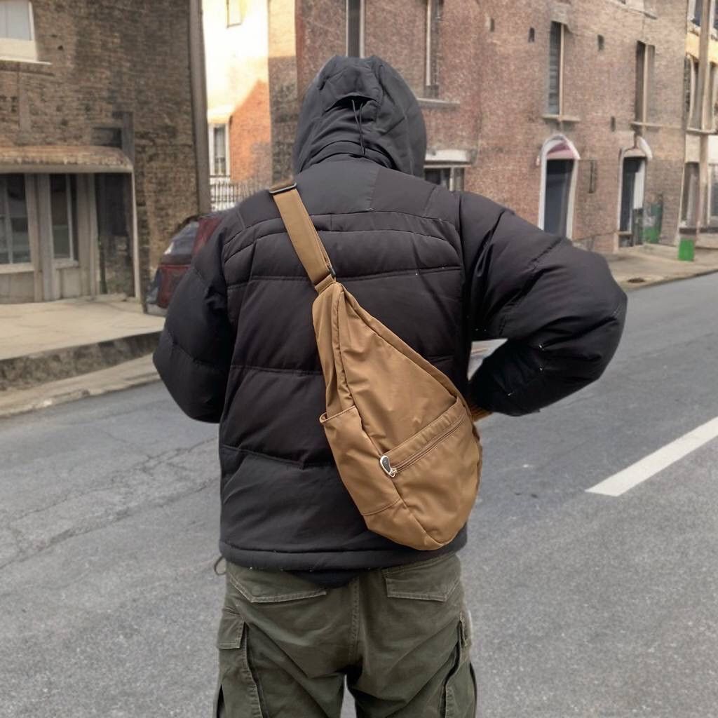 If Six Was Nine × Japanese Brand × Vintage Japanese Style Vintage Nylon Sling Bag Size ONE SIZE - 1 Thumbnail