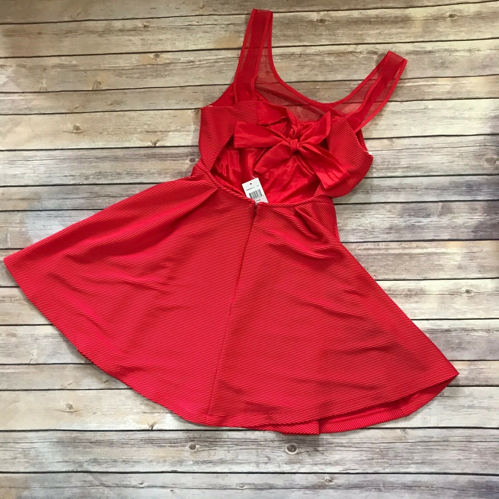 BCBGeneration Womens Dress Size 2 Red Empire Waist Mini NEW