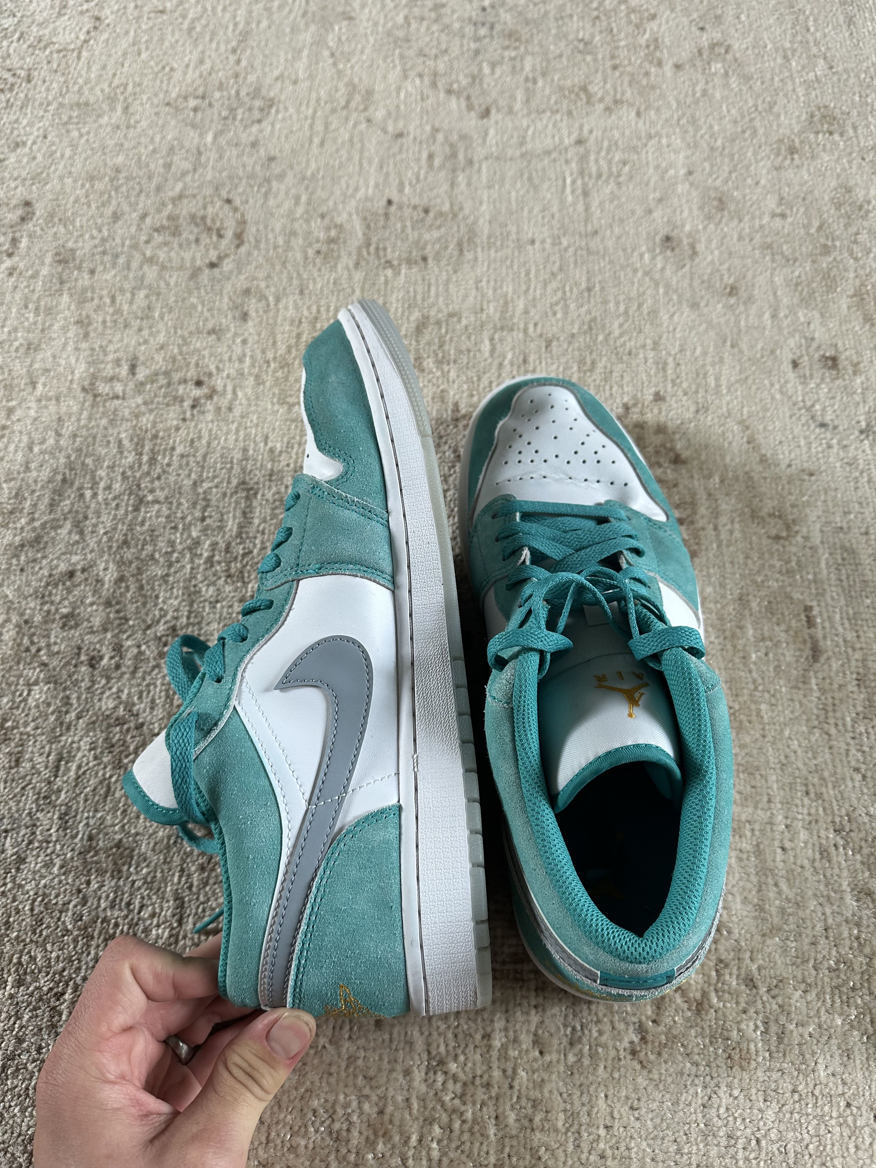 Nike Air Jordan 1 Low 'New Emerald' Size US 10 / EU 43 - 14 Thumbnail