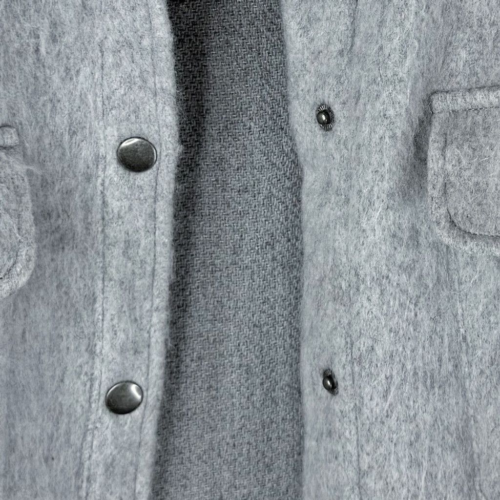 Urban Outfitters URBAN OUTFITTERS Women's Oversized Grey Fuzzy Shacket M Size M / US 6-8 / IT 42-44 - 6 Thumbnail