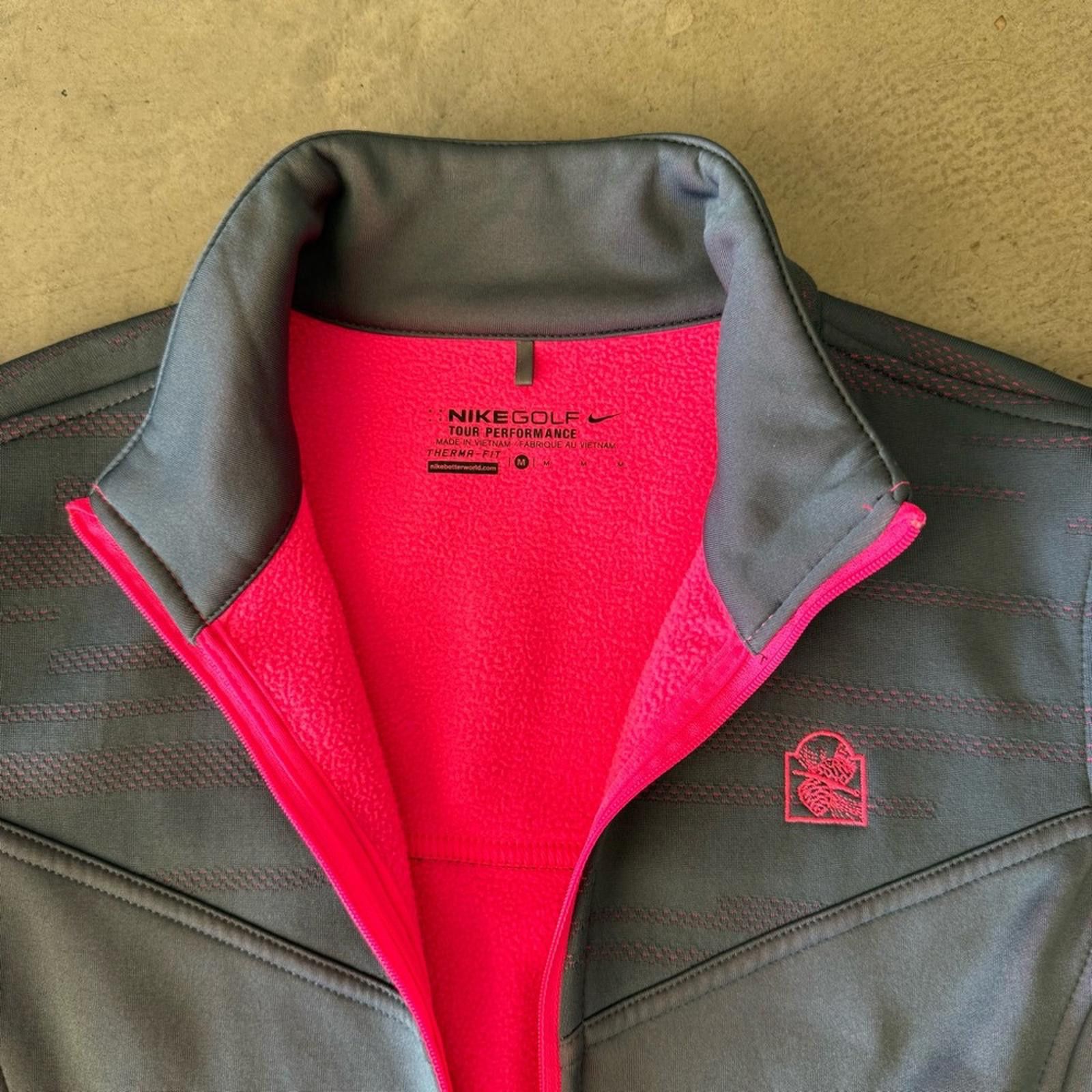 Nike Nike Golf / Women’s Therma Fit Zip Up Jacket / Gray Pink Size M / US 6-8 / IT 42-44 - 4 Thumbnail