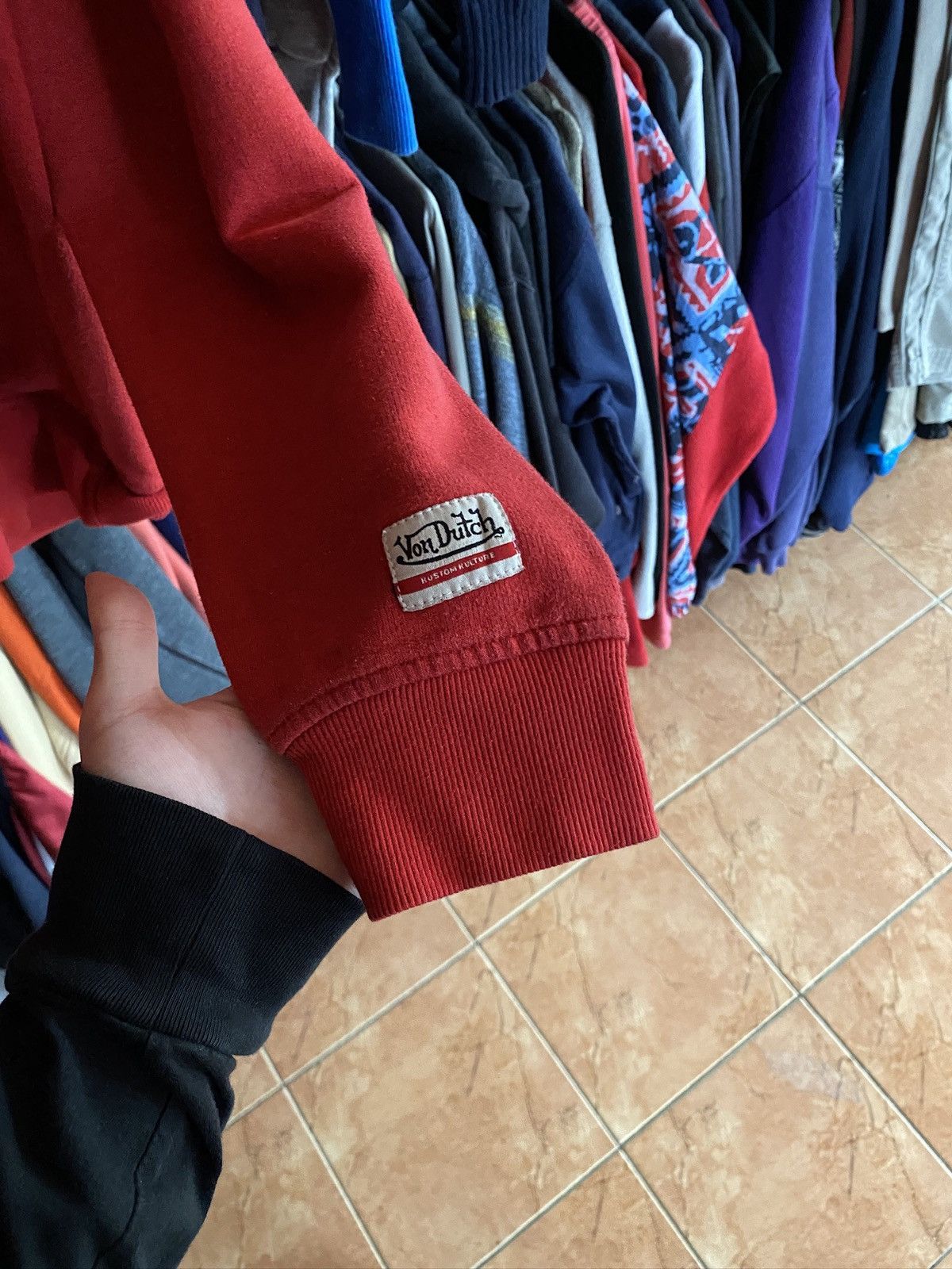 Von Dutch VINTAGE VON DUTCH BIG LOGO HOODIE Y2k Size US L / EU 52-54 / 3 - 4 Thumbnail