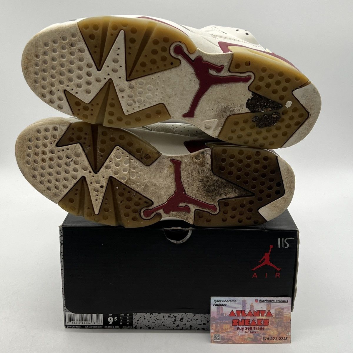 Jordan Brand Air Jordan 6 maroon Size US 9.5 / EU 42-43 - 8 Thumbnail