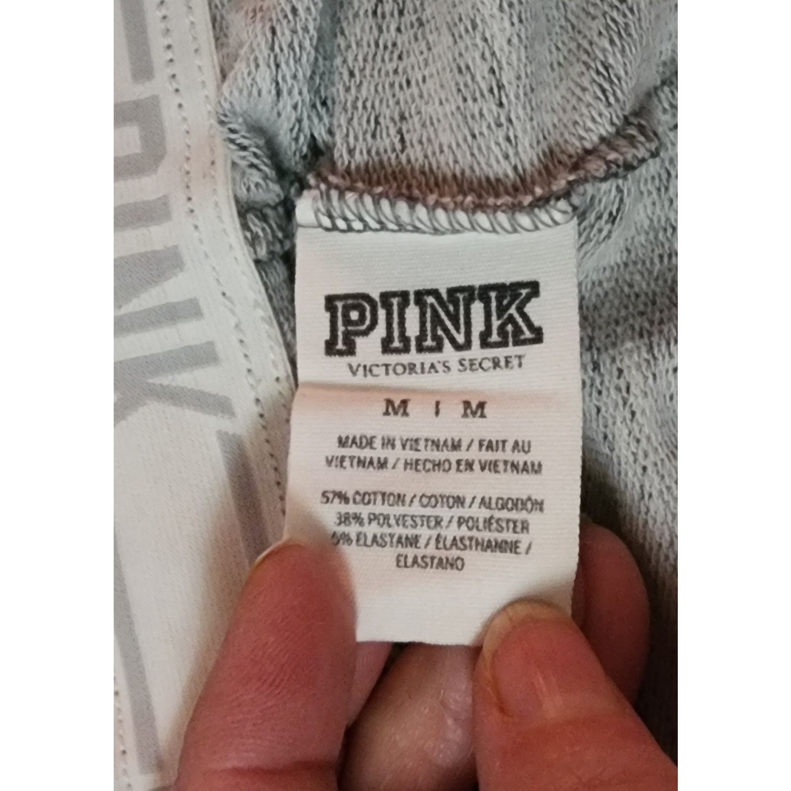 Victoria's Secret PINK Victoria’s Secret sweatpants 3/4 zip top sz Med. Size 32" / US 10 / IT 46 - 7 Thumbnail
