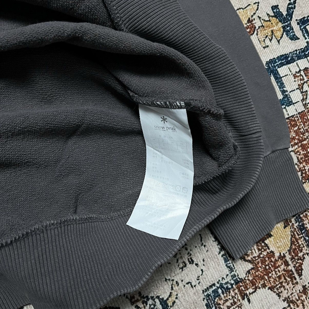 Snow Peak Logo Sweatshirt Washed Size US XL / EU 56 / 4 - 6 Thumbnail
