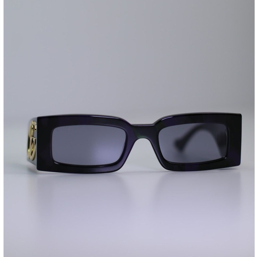 Gucci NEW Gucci Sunglasses GG1425S 003 Purple Green Havana Grey Size ONE SIZE - 8 Thumbnail