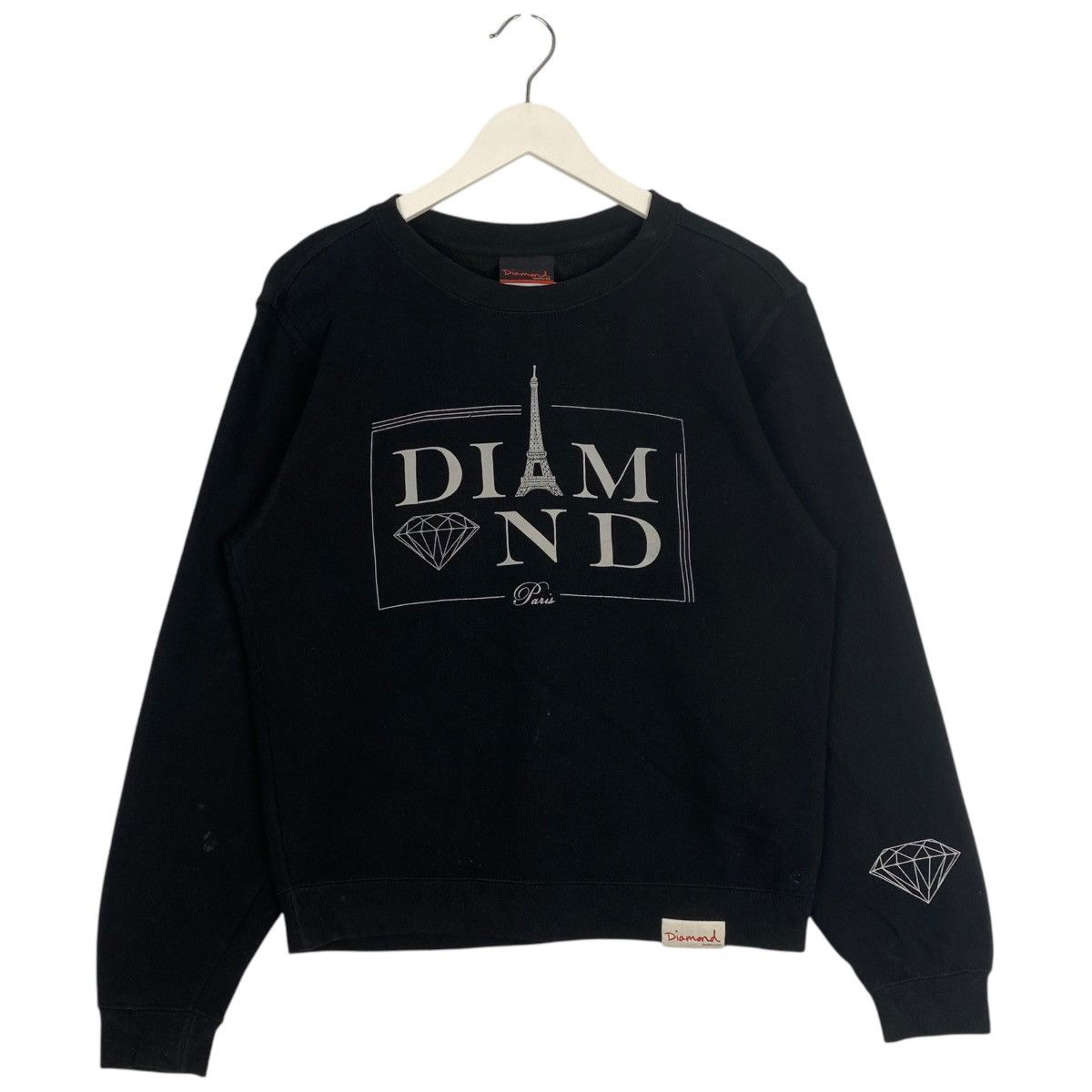 Vintage Vintage Diamond Crewneck Sweatshirt Brown Size M / US 6-8 / IT 42-44 - 1 Thumbnail