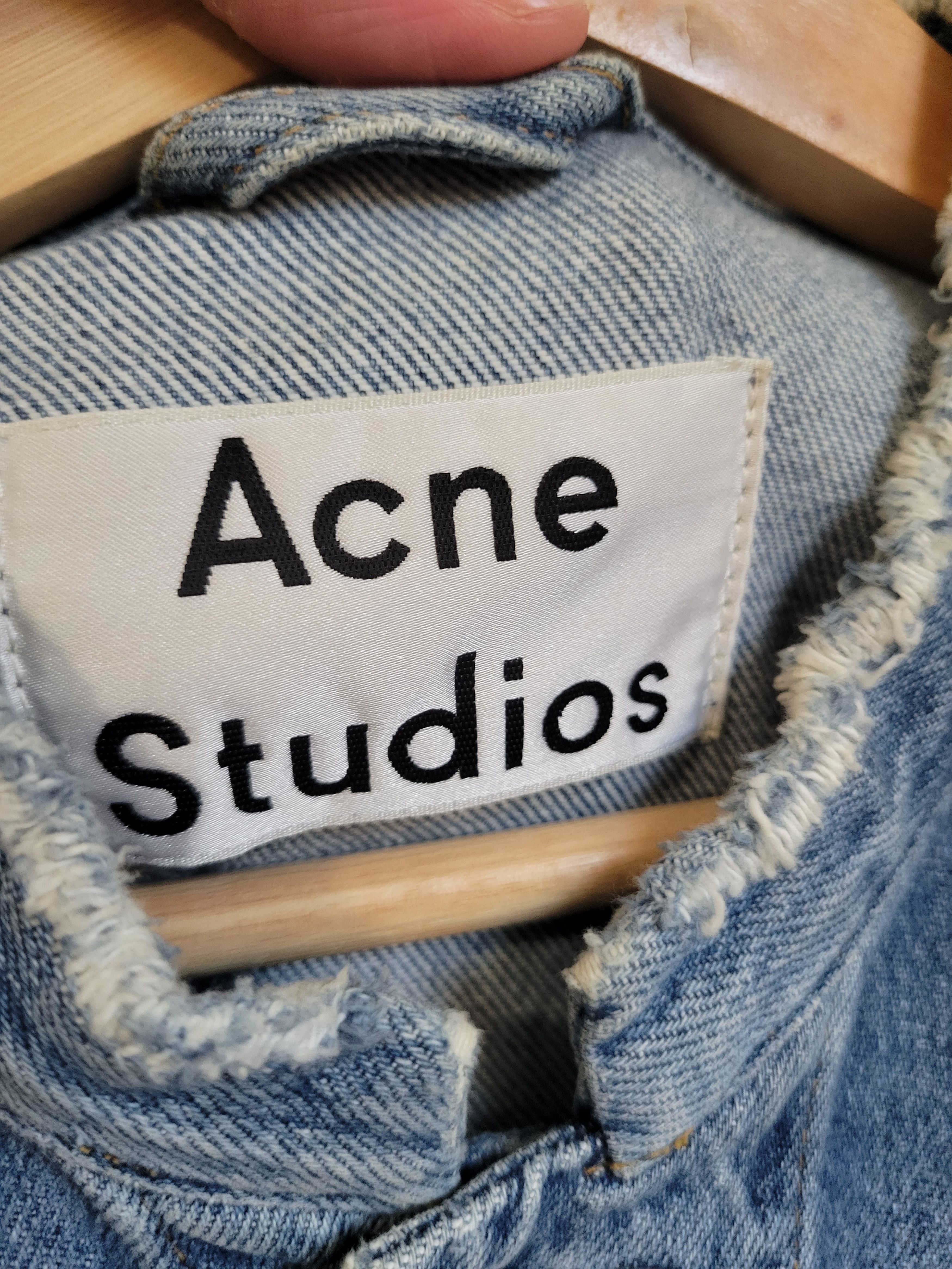 Acne Studios SS16 'Who Ind Fray' Denim Jacket size 48 Size US M / EU 48-50 / 2 - 4 Thumbnail