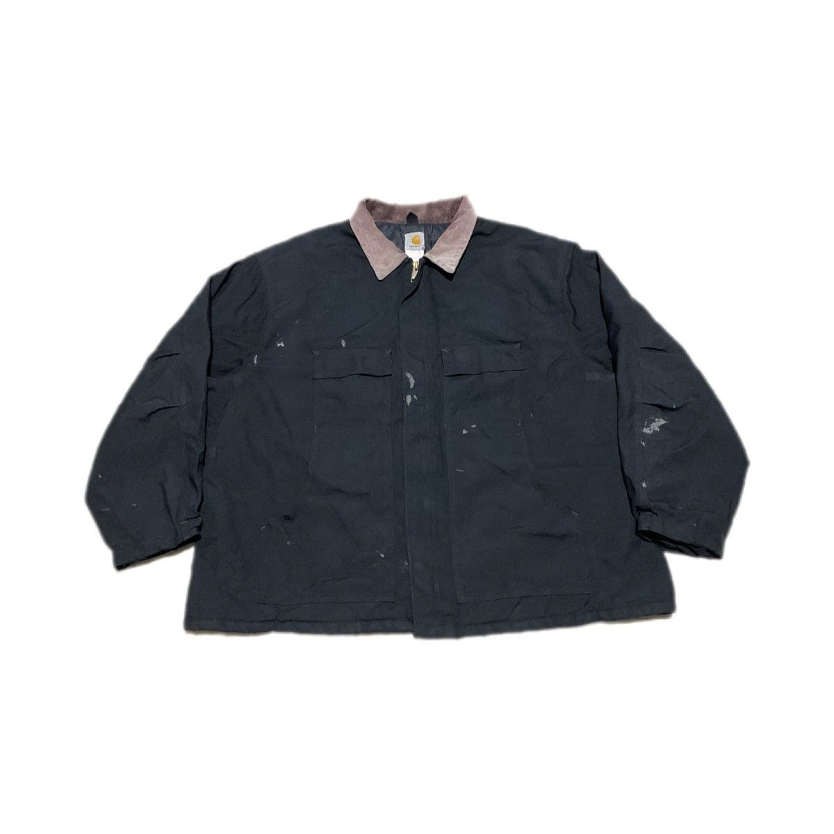 Carhartt 🔥Faded Vintage Carhartt Detroit Jacket Corduroy Collar Size US XL / EU 56 / 4 - 1 Thumbnail