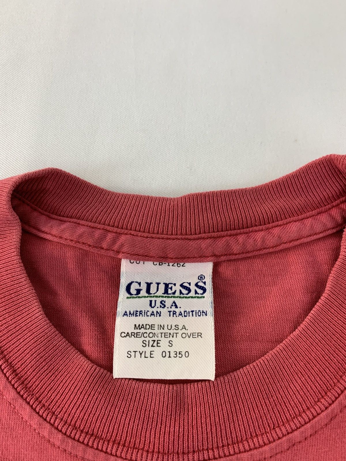 Guess 90s Guess Usa Crewneck Printed Tee Single Stich Size US S / EU 44-46 / 1 - 6 Thumbnail