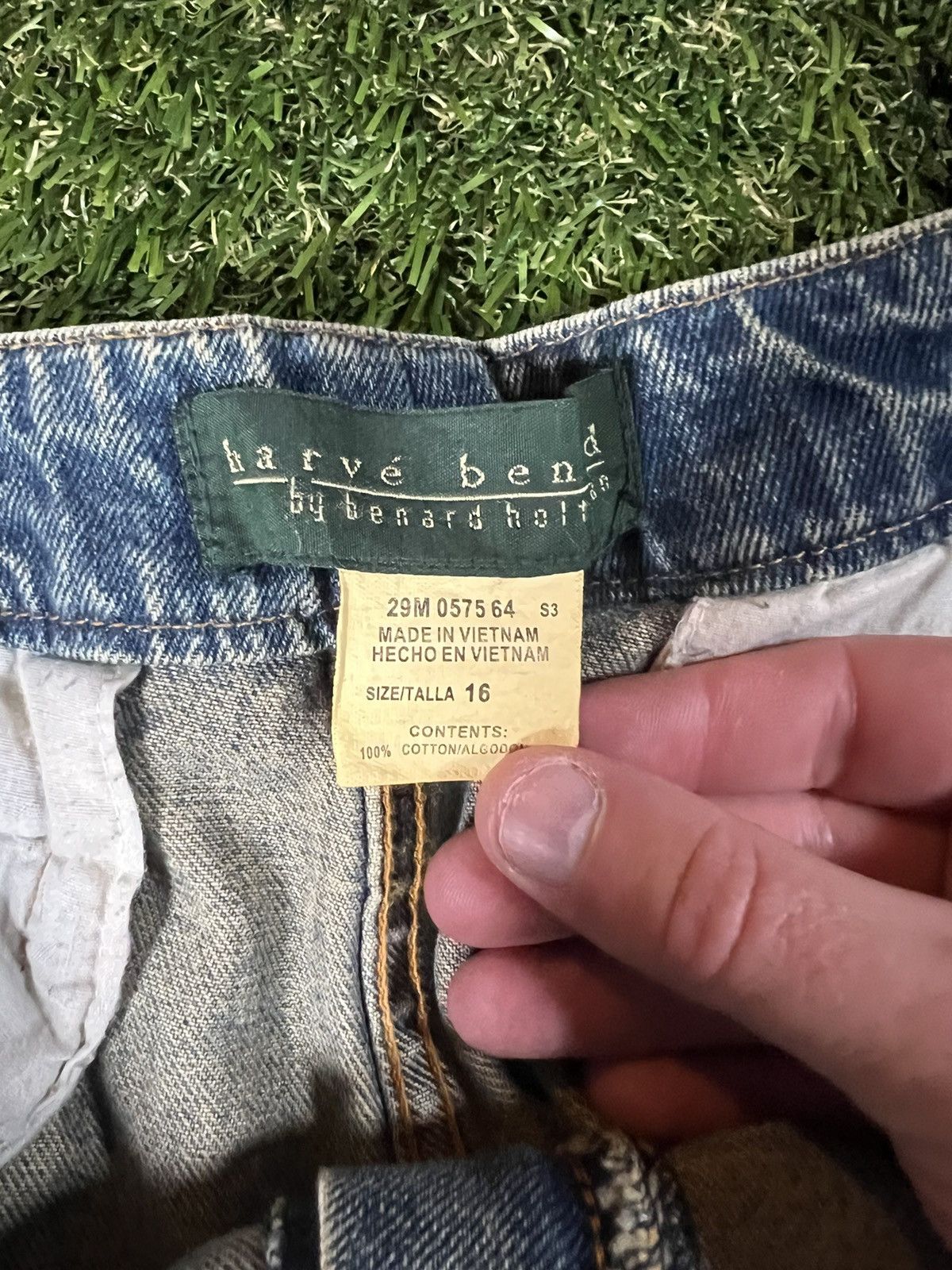 Japanese Brand Vintage 80’s Baggy Designer Faded Denim Jean Pants Size US 32 / EU 48 - 3 Thumbnail