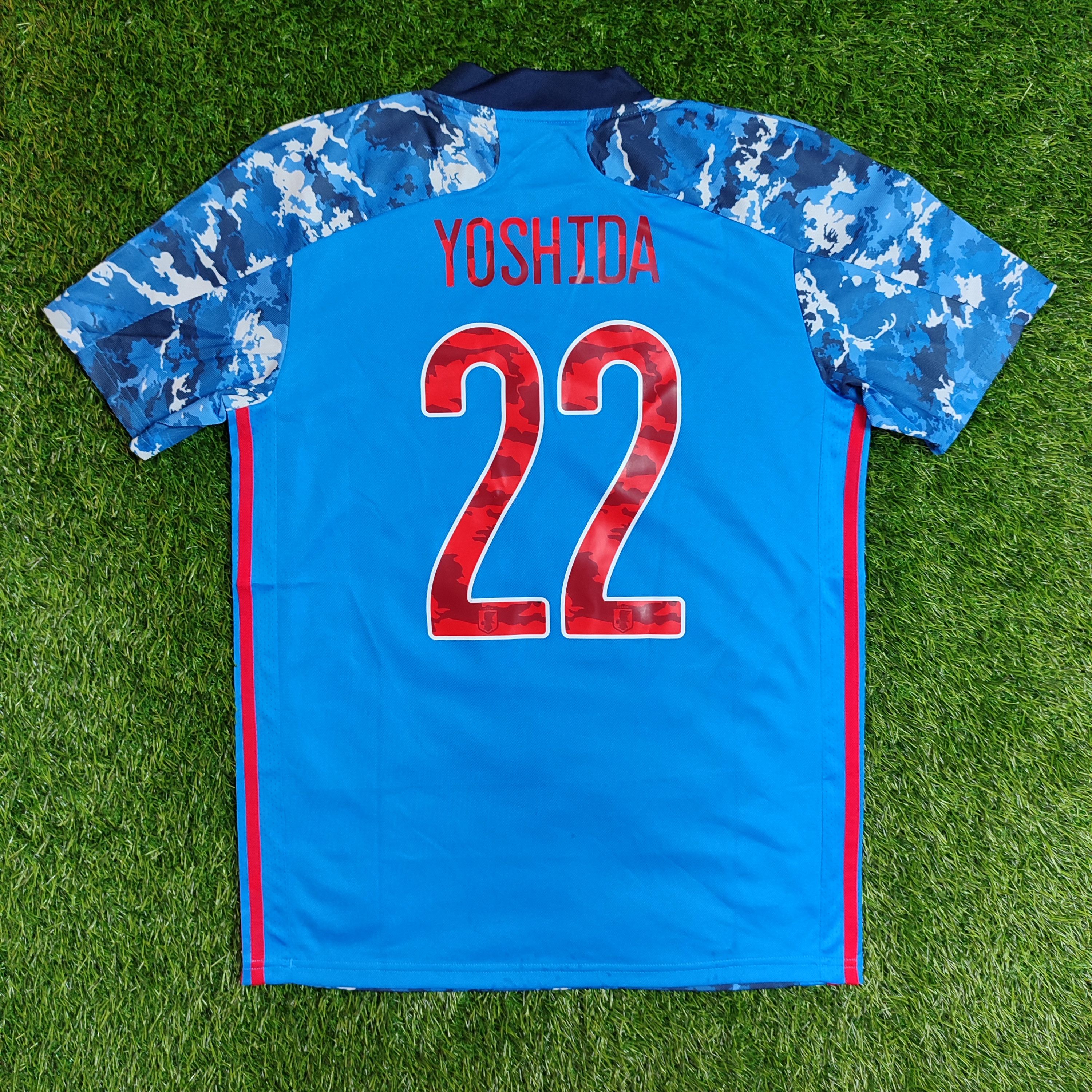 Adidas Japan Home Shirt 2020 Yoshida #22 Soccer Jersey Size US L / EU 52-54 / 3 - 2 Thumbnail