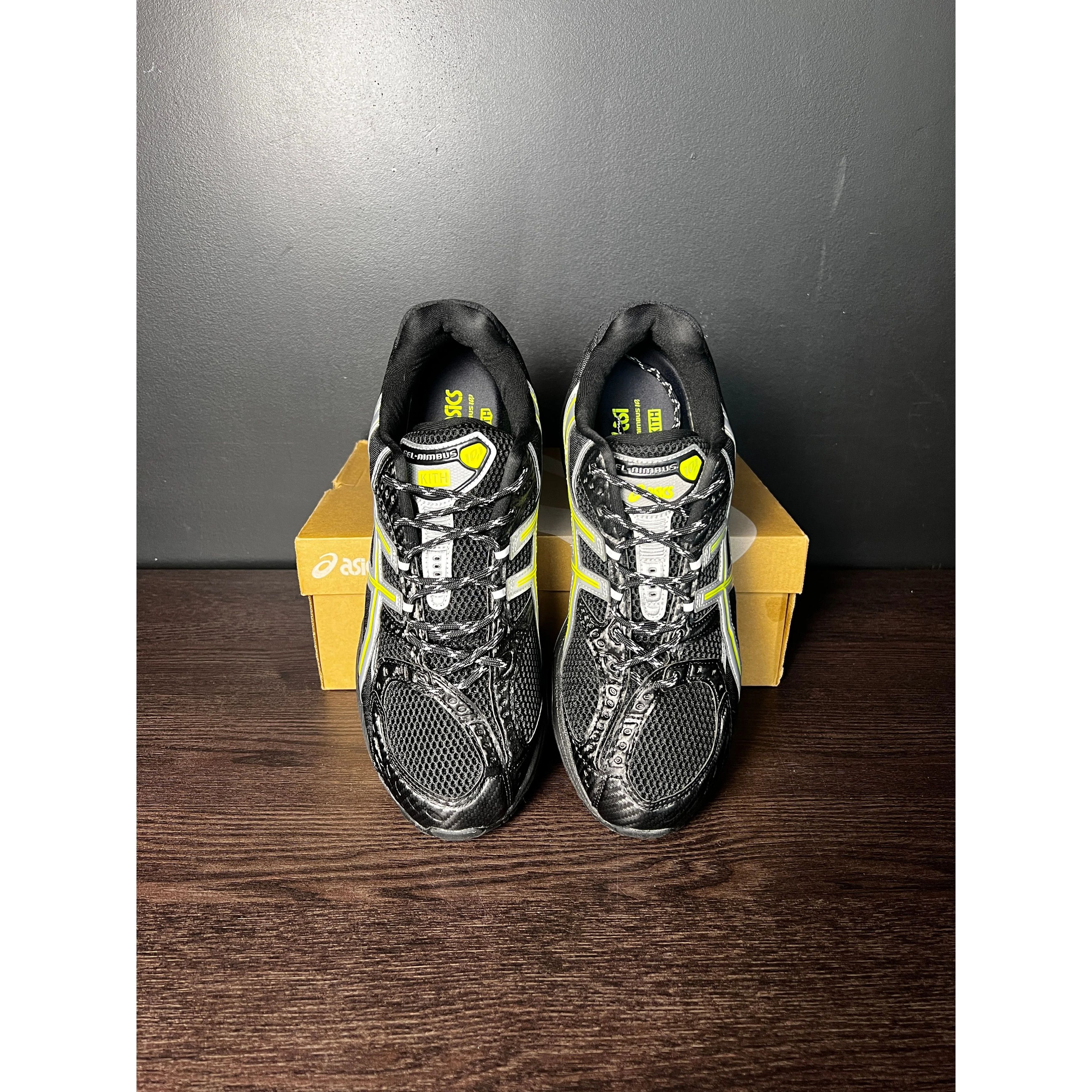 Nike ASICS Gel-Nimbus 10.1 x Kith "Black Pure Silver" **PRE-OWNED** Size US 11.5 / EU 44-45 - 3 Thumbnail