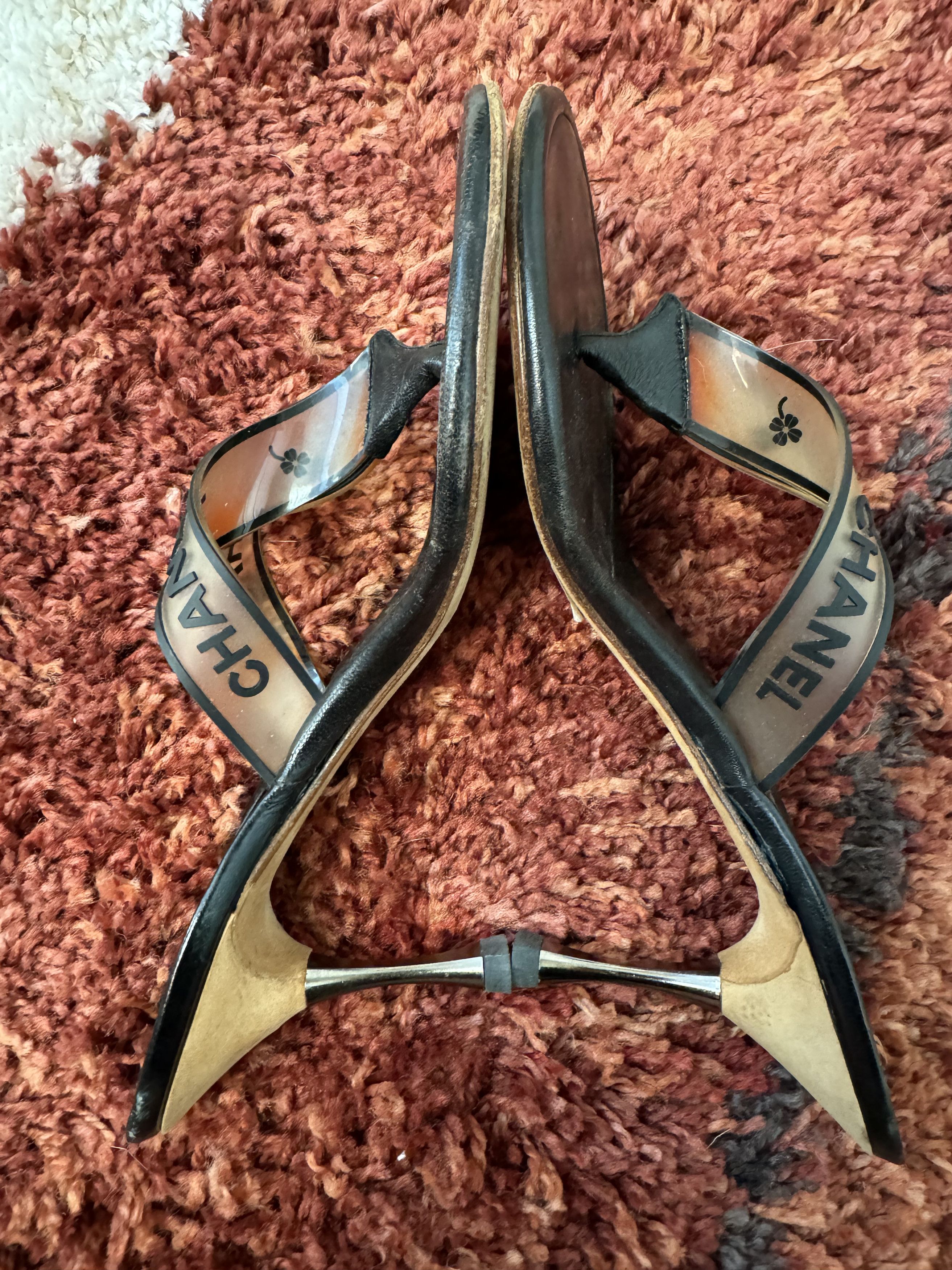 Chanel Chanel Vintage 2000's Chanel Rubber Thong Sandals Size US 5 / IT 35 - 7 Thumbnail