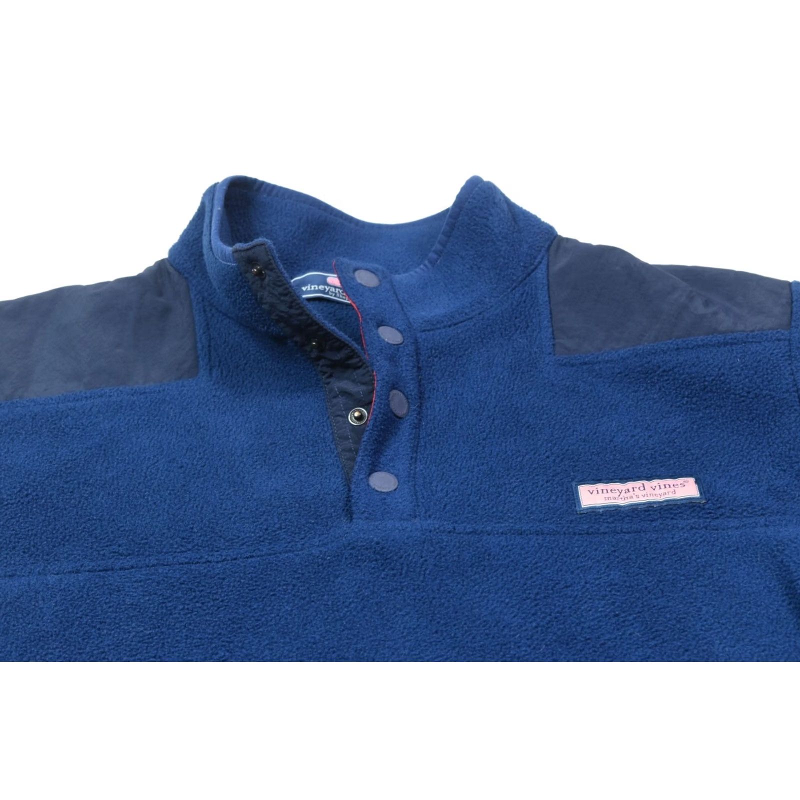 Vineyard Vines Vineyard Vines Fleece 1/4 Snap Sweatshirt Blue Long Sleeve Pullover Mens Medium Size US M / EU 48-50 / 2 - 3 Thumbnail