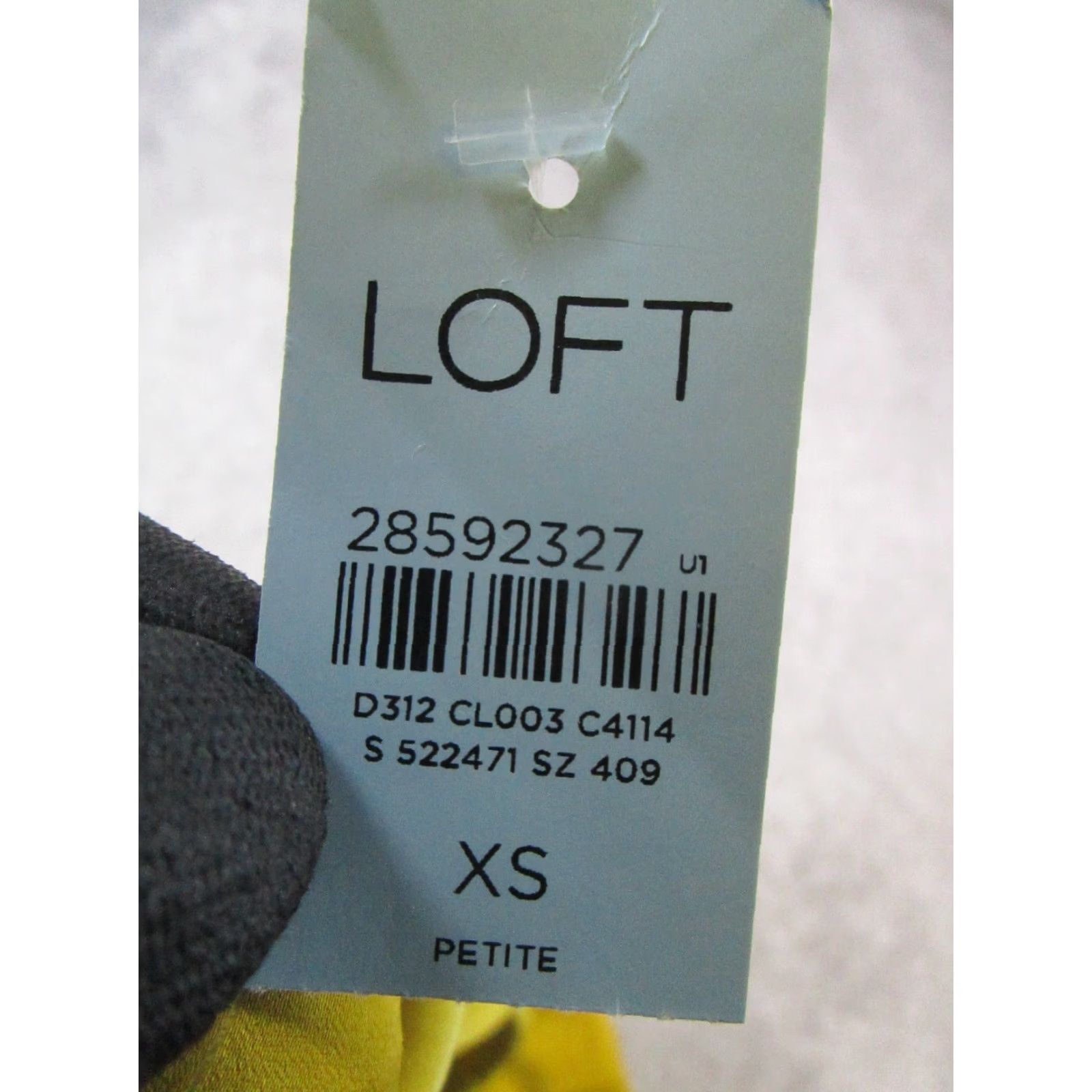 Loft Loft Shirt XS Petite Womens Yellow Satin Top Blouse Round Neck Long Sleeve Button Knit Polyester Satin Basic 90s? Size XS / US 0-2 / IT 36-38 - 4 Thumbnail
