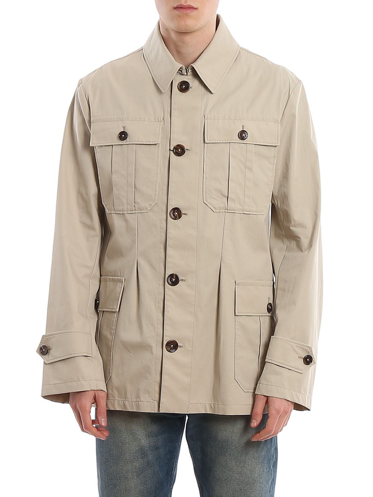 Dolce & Gabbana o1y0125 Jacket in Beige Size US M / EU 48-50 / 2 - 3 Thumbnail