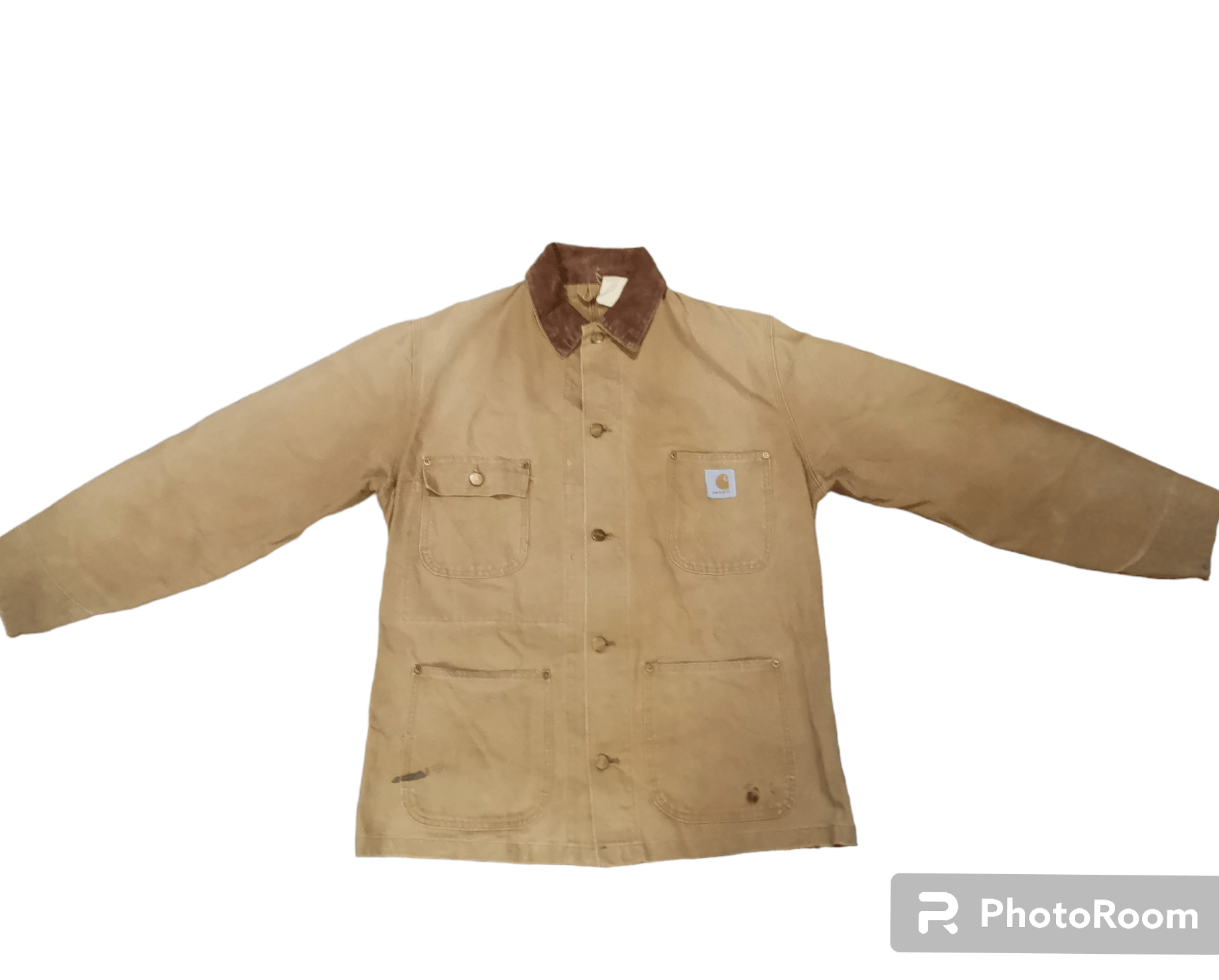 Carhartt 🔥Vintage 90's Carhartt Michigan Chore Sun Faded Distressed Size US L / EU 52-54 / 3 - 1 Thumbnail