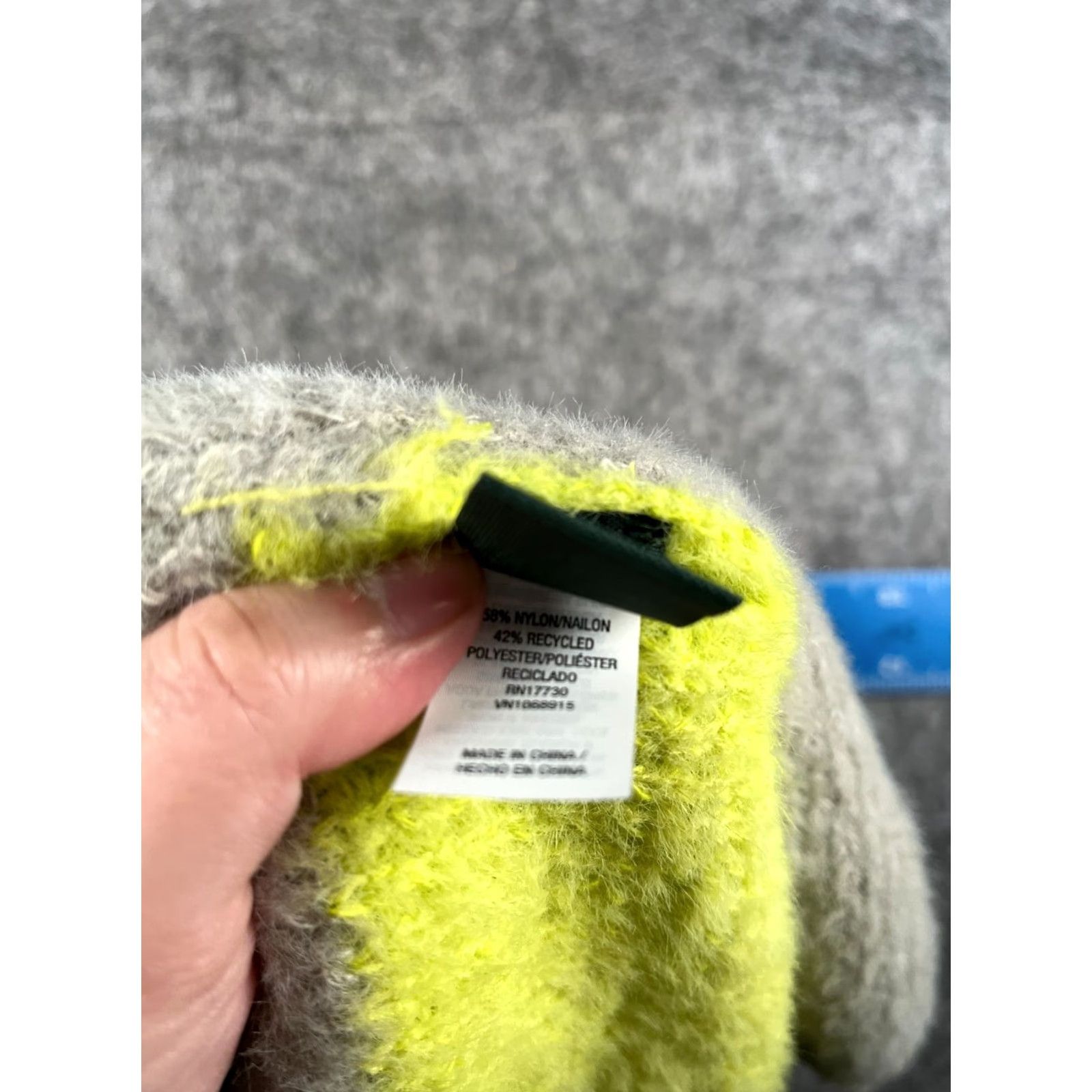 Vintage Wild Fable Beanie Women One Size Gray Yellow Knit Nylon Polyester Blend Ski NEW Hat Beanie Womens Beanie Ski Theme Fall Winter 2020s Girls Mens Size ONE SIZE - 8 Thumbnail