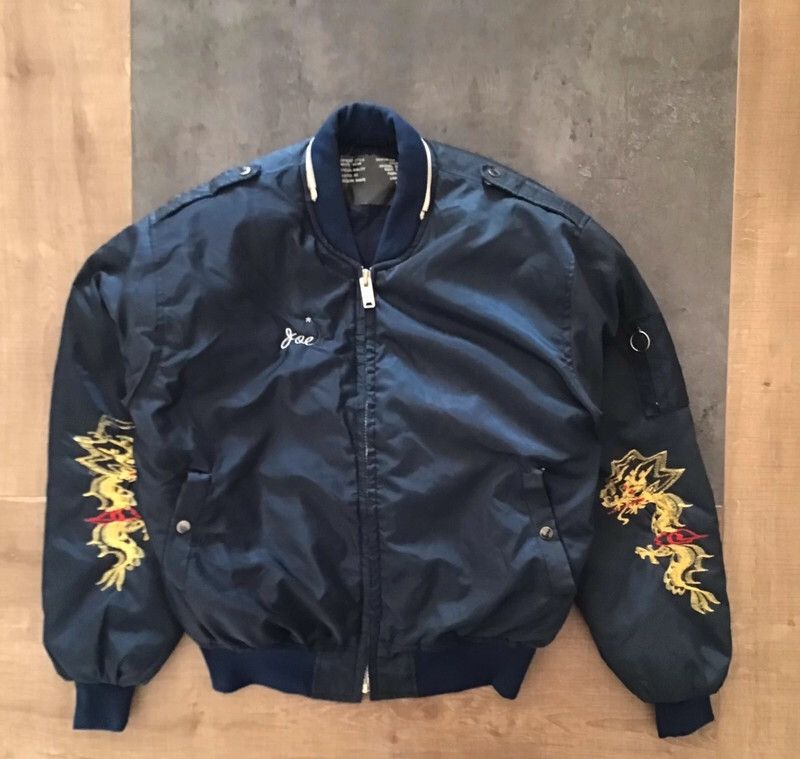 Vintage Vintage souvenir bomber jacket Korea sanforized Size US M / EU 48-50 / 2 - 3 Thumbnail