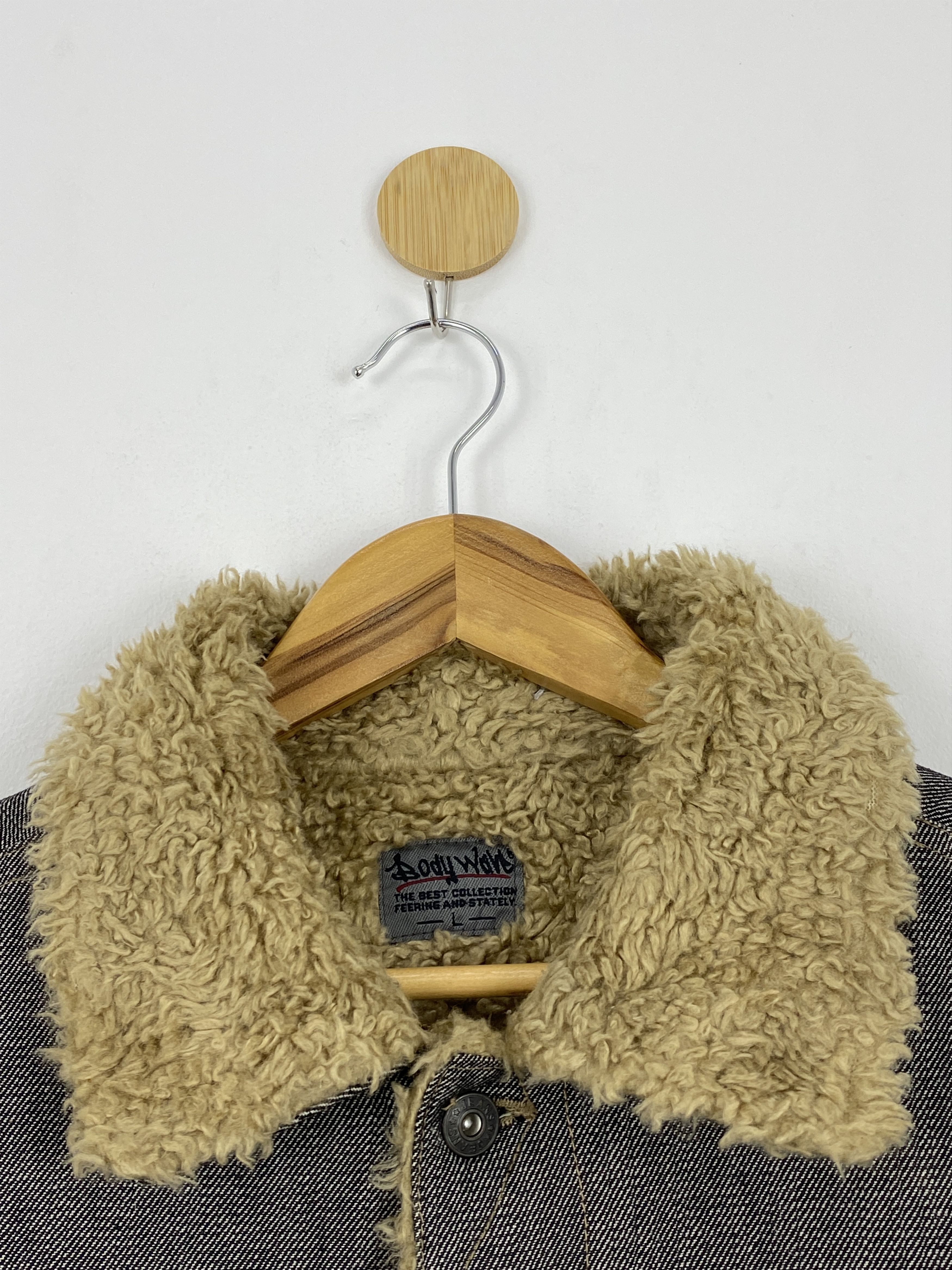 Japanese Brand × Vintage Vintage Japanese Brand Sherpa Inside Denim Jacket MJ0011 Size US L / EU 52-54 / 3 - 8 Thumbnail