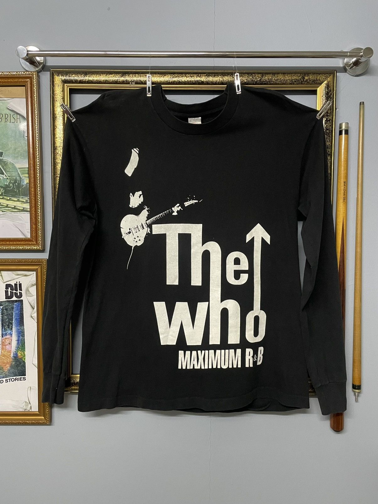 Vintage Vintage Early 90s Original The Who Maximum R&B Longsleeeve Size US L / EU 52-54 / 3 - 1 Thumbnail
